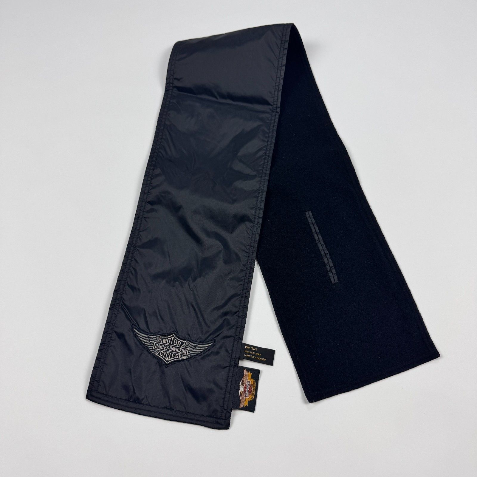 Harley Davidson Harley-Davidson Fleece Lined Embroidered Logo Scarf Size ONE SIZE - 5 Thumbnail