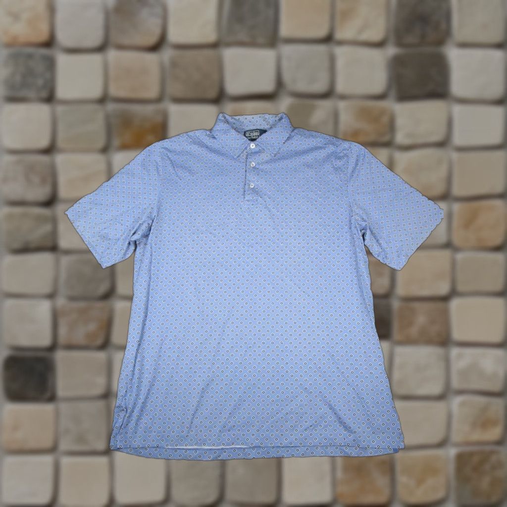 Polo Ralph Lauren Polo Ralph Lauren Polo Shirt Mens Large Blue White Cotton Golf Brand Polo Shirt Mens Large Blue White Cotton Golf Size US L / EU 52-54 / 3 - 1 Thumbnail