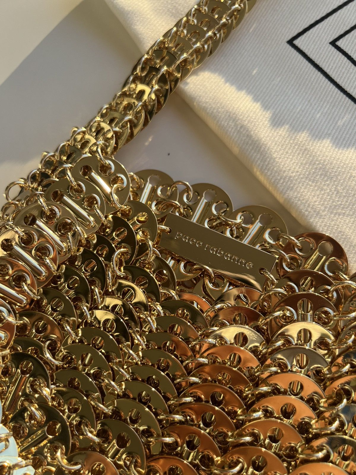 Paco Rabanne Paco Rabanne Iconic Gold Moon Bag Size ONE SIZE - 3 Thumbnail