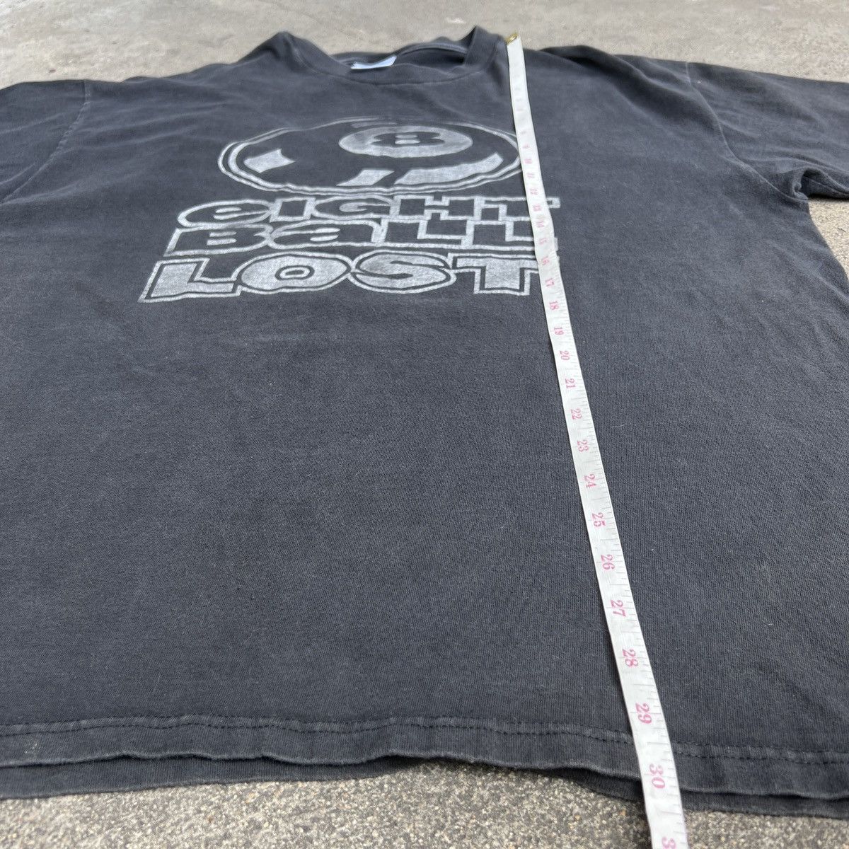 Rap Tees Very Rare Vintage 90s Eightball Lost Tee 2XL Faded hipop Size US XXL / EU 58 / 5 - 11 Thumbnail