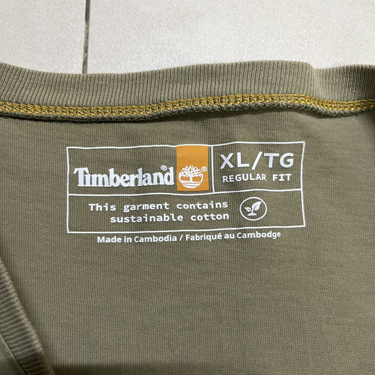 Timberland Timberland USA Pocket T Shirt Size US L / EU 52-54 / 3 - 4 Thumbnail
