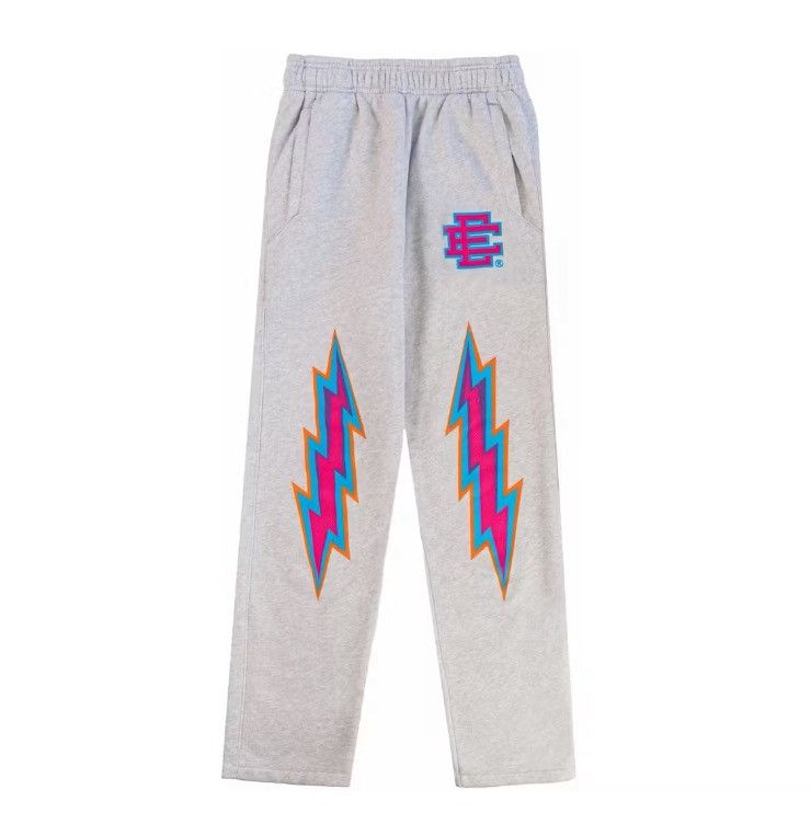 Eric Emanuel Eric Emanuel EE grey purple lightning bolt sweatpants large Size US 32 / EU 48 - 1 Thumbnail