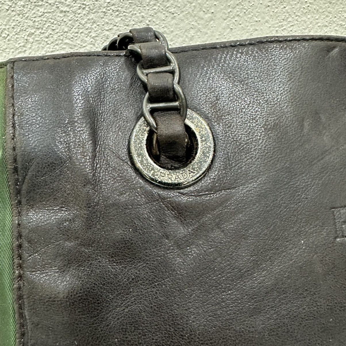 Prada PRADA NAPPA & TESSUTO CATENA SHOULDER CHAIN TOTE BAG Size ONE SIZE - 15 Thumbnail