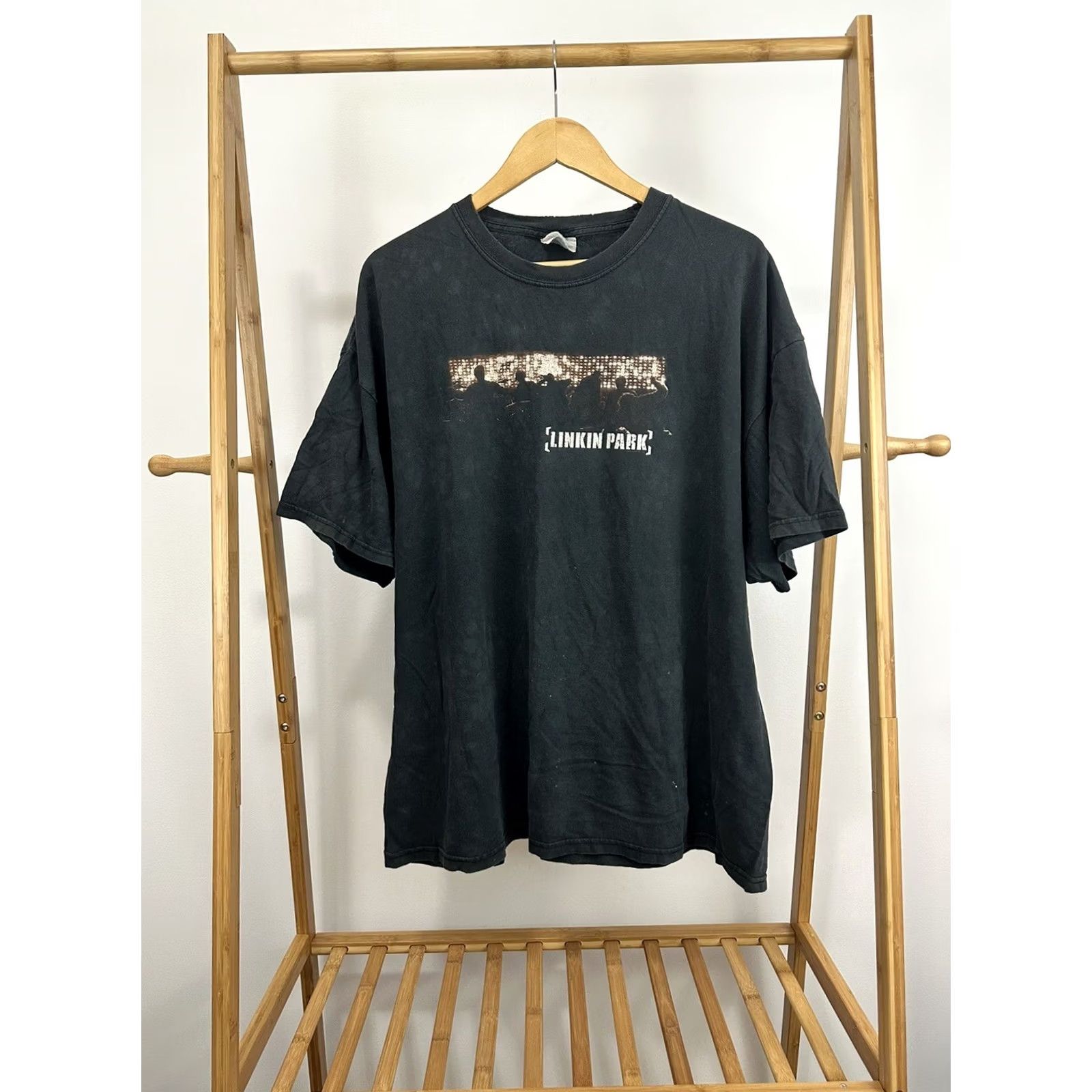 Hanes VINTAGE Linkin Park Live Meteora Concert Tour Band T-Shirt 2XL Black Mens Shirt Size US XXL / EU 58 / 5 - 2 Thumbnail
