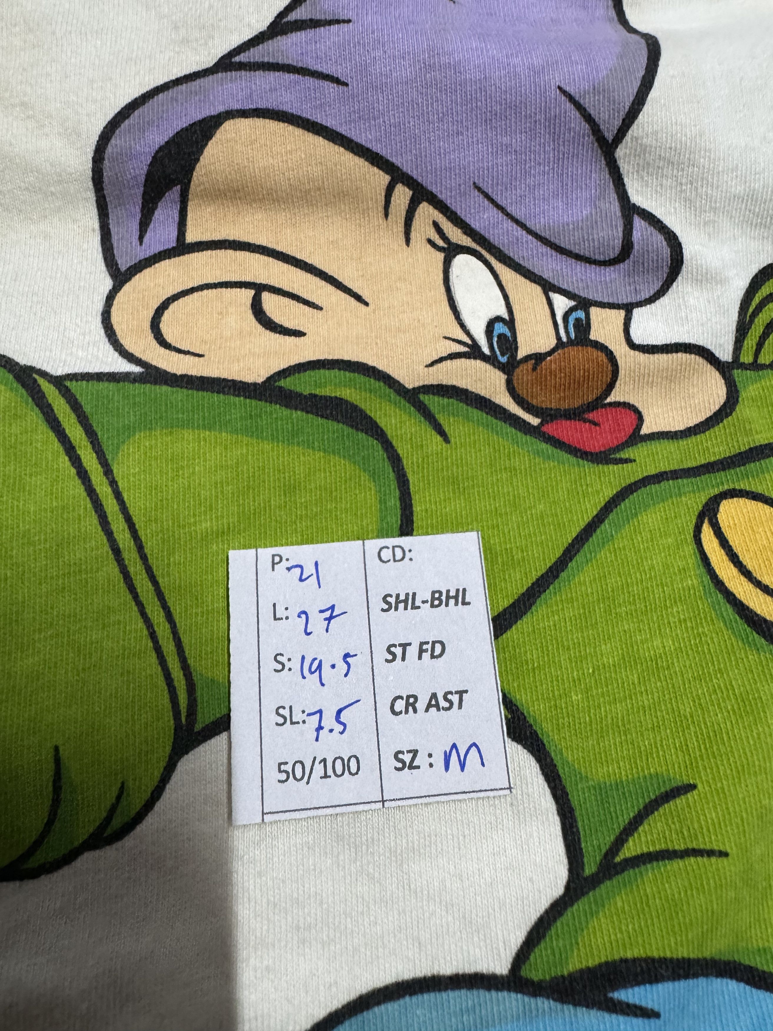 Disney VINTAGE 90'S SNOW WHITE & THE 7 DWARFS RARE SEX PISTOLS PUNK Size US M / EU 48-50 / 2 - 19 Thumbnail