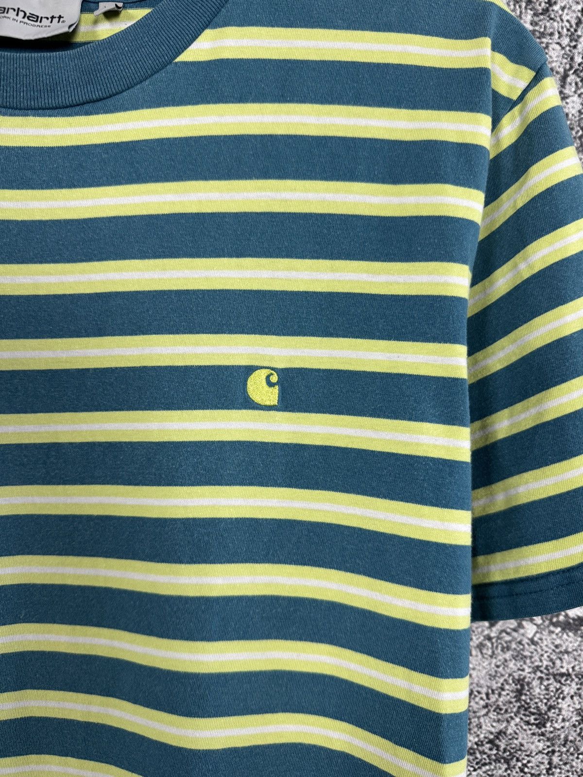 Carhartt Men’s Carhartt S/S Oakland Striped T-Shirt Streetwear Size L Size US L / EU 52-54 / 3 - 6 Thumbnail