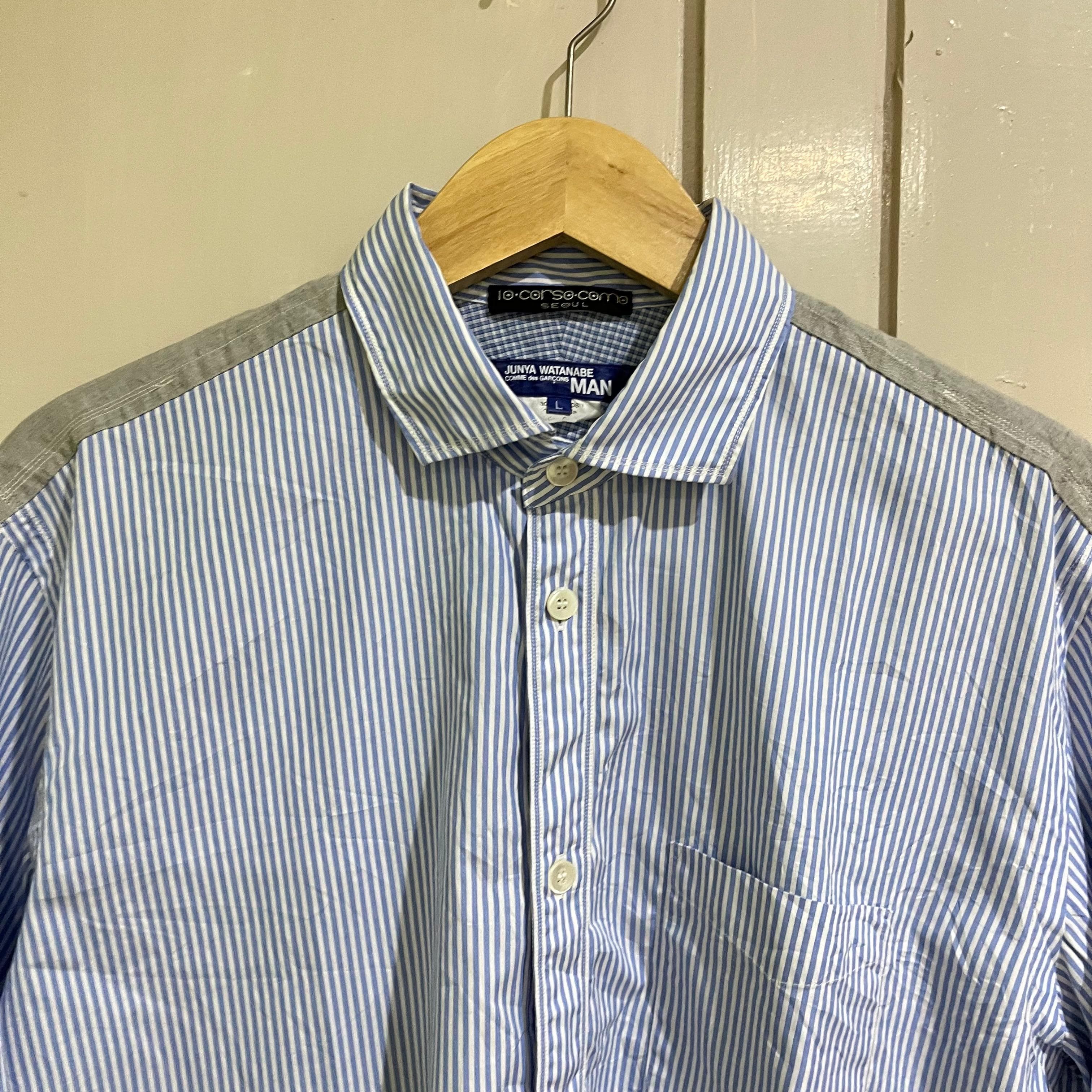 Comme des Garcons SS20 Junya watanabe striped button up shirt Size US L / EU 52-54 / 3 - 2 Thumbnail