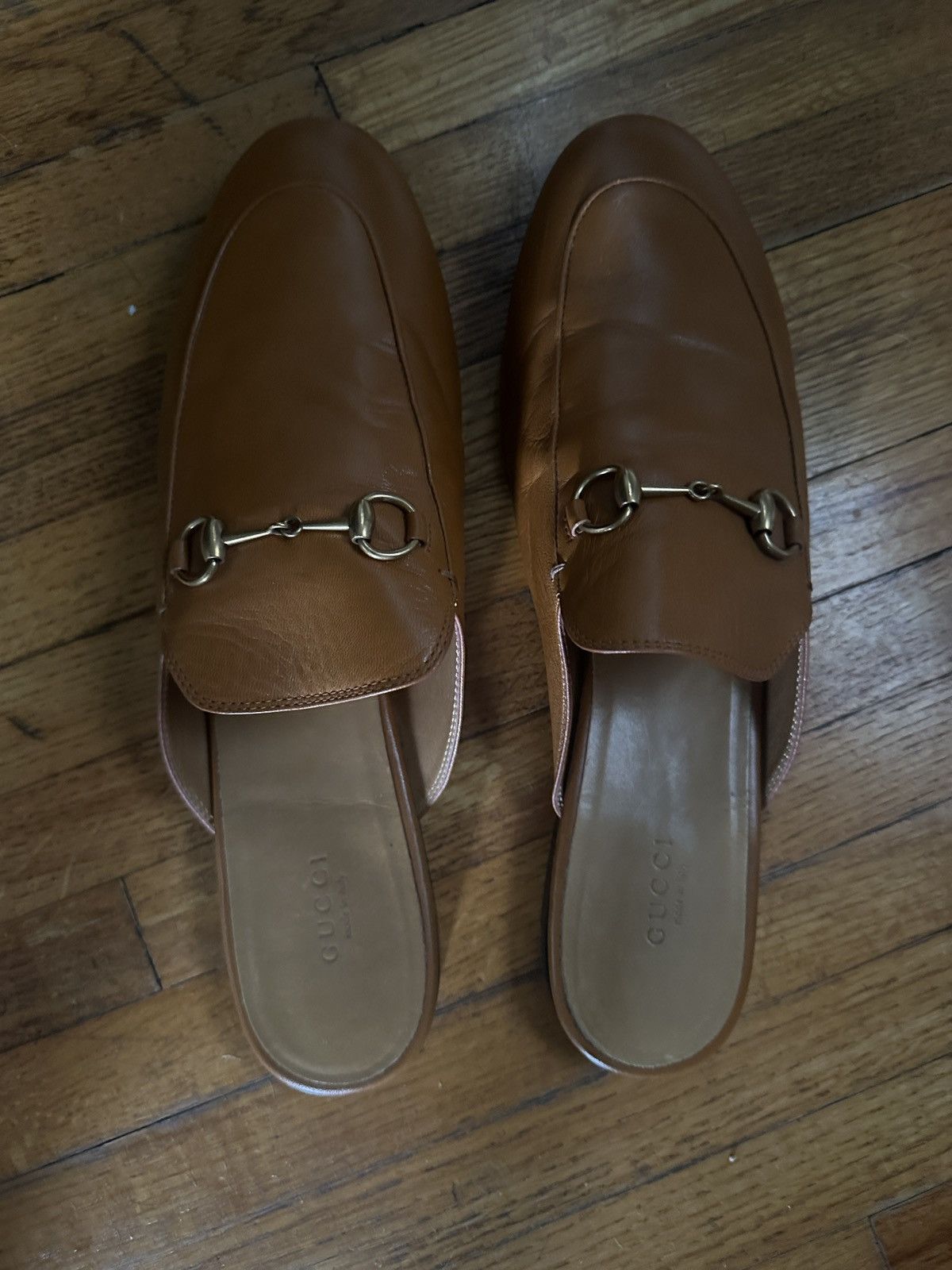 image of Gucci Prince Slides in Brown, Women's (Size 11)