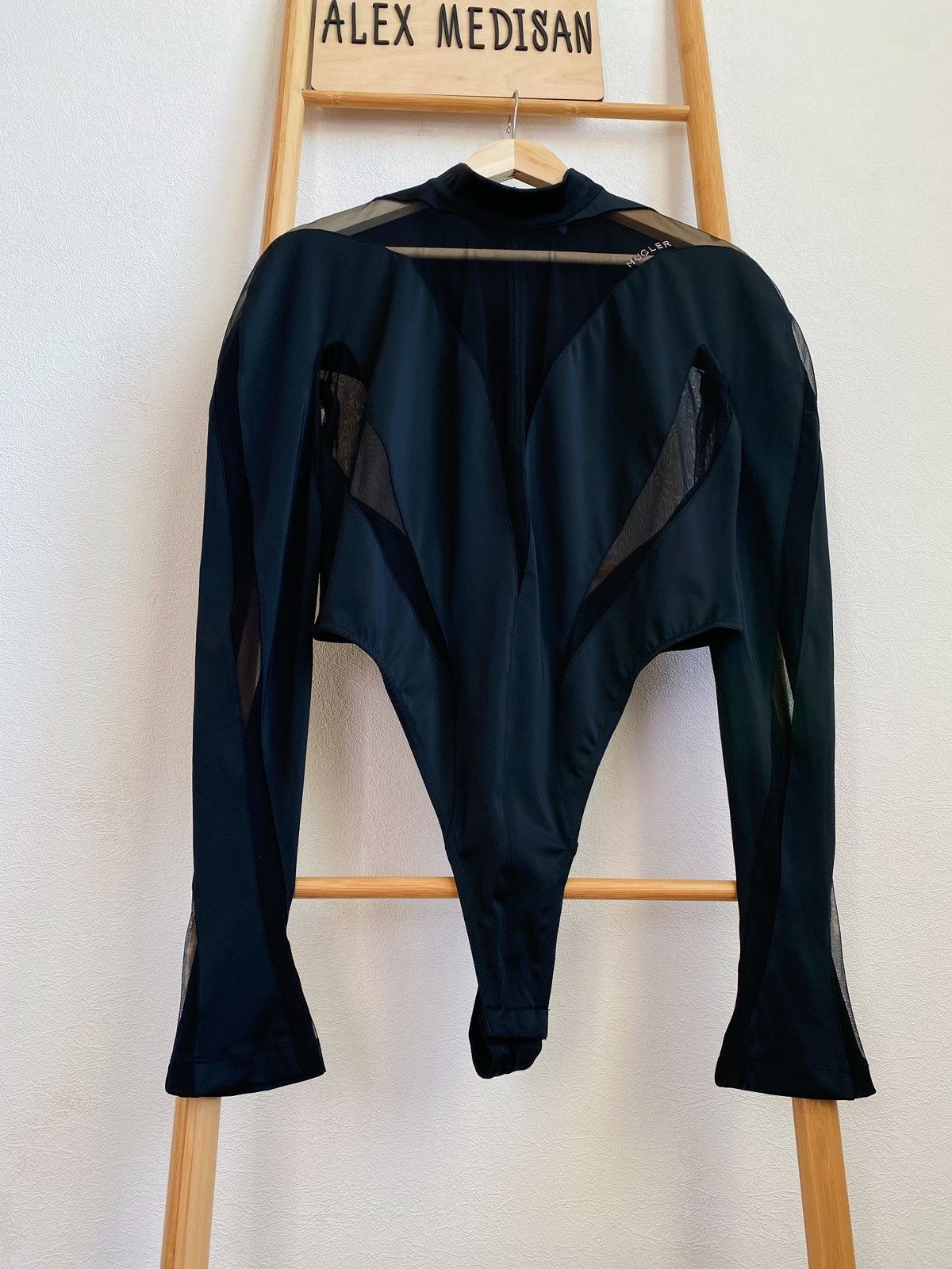H&M × Mugler × Thierry Mugler Mugler x H&M Mesh Panelled Bodysuit Size L / US 10 / IT 46 - 11 Thumbnail