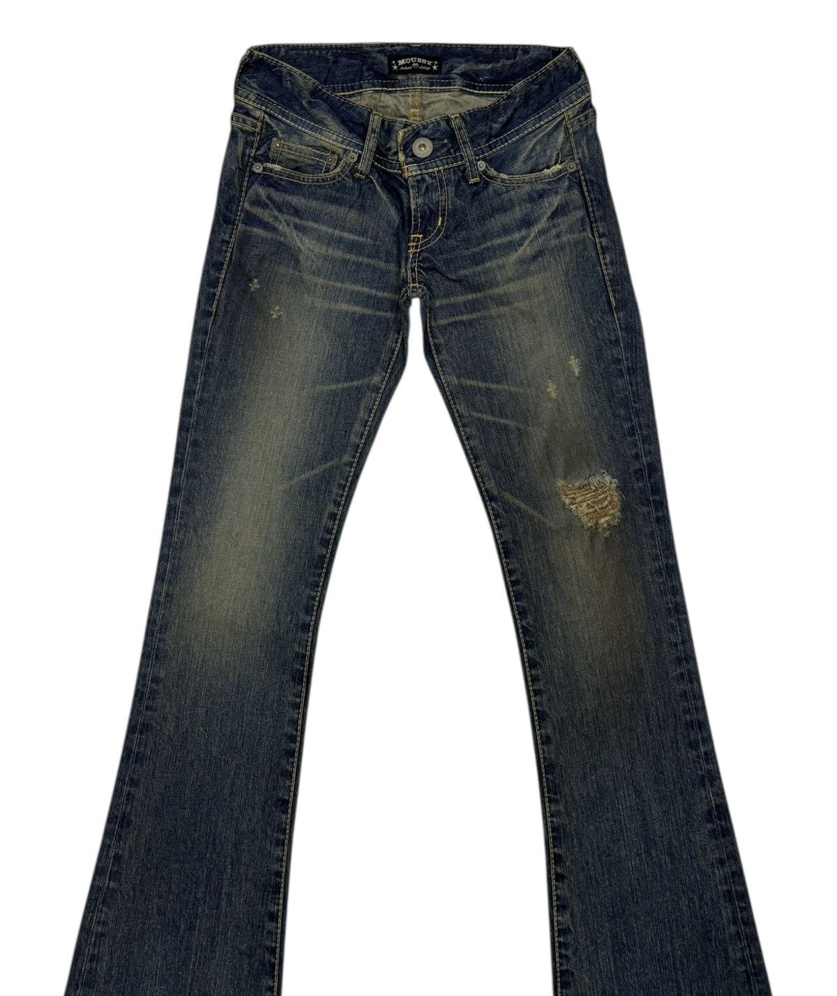 Hysteric Glamour Vintage Japanese Moussy Flared Jeans IfSixWasNine Lgb Style Size 24" / US 00 / IT 34 - 5 Thumbnail