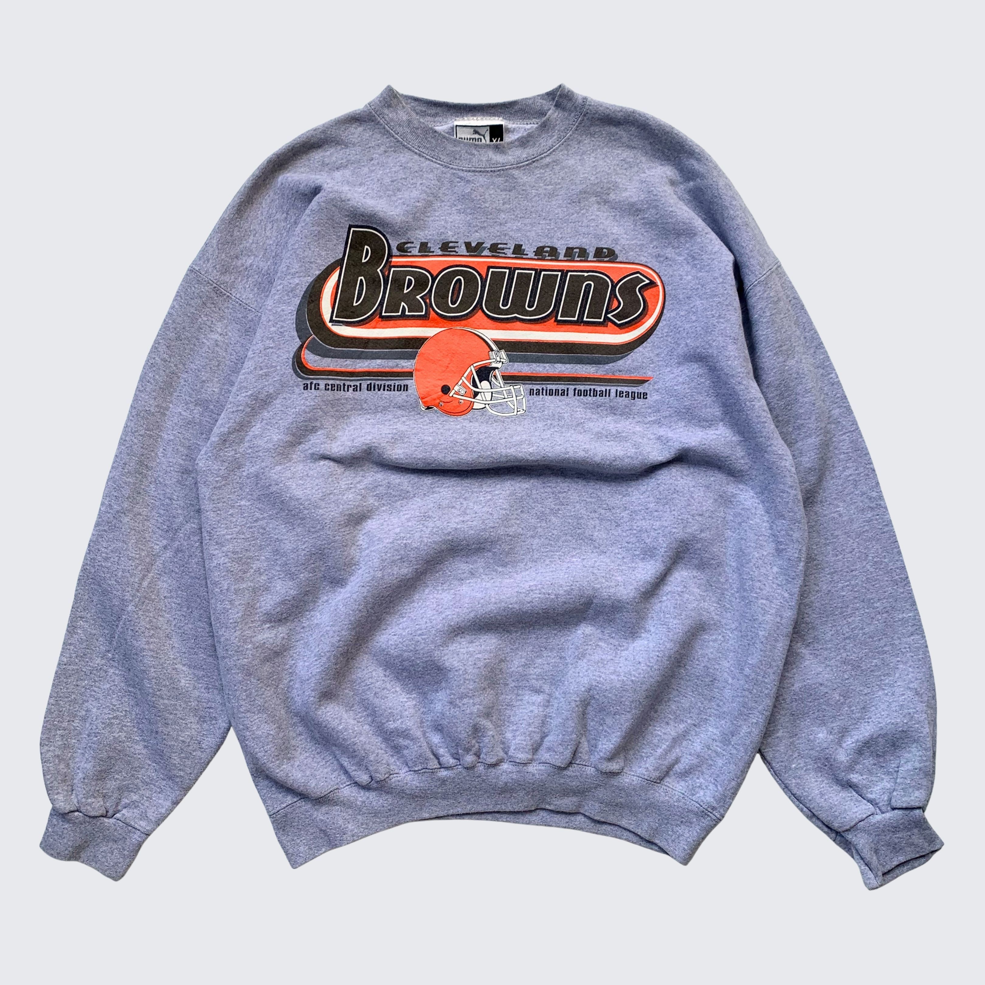 NFL 1990s Cleveland Browns NFL By Puma Sportswear USA Sweater Size US XL / EU 56 / 4 - 1 Thumbnail