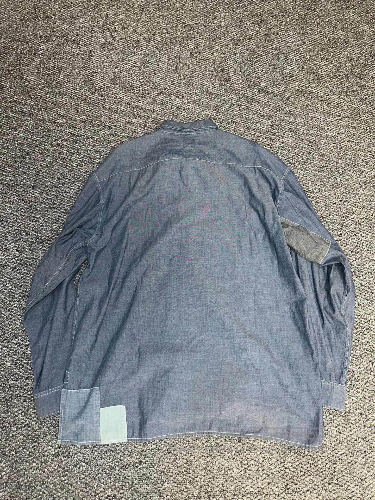 Visvim visvim Denim Patchwork Shirt. Size US XL / EU 56 / 4 - 3 Thumbnail