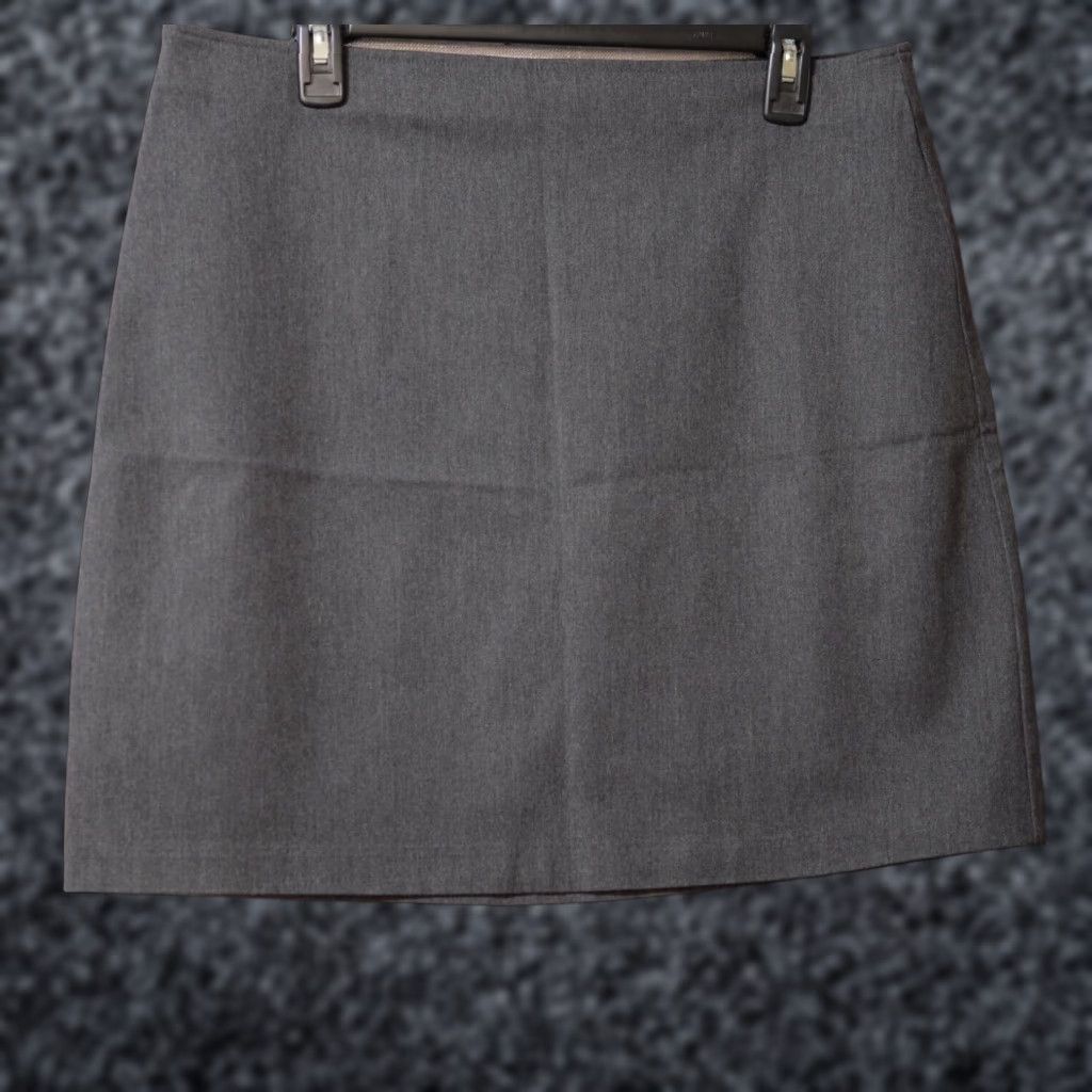 Old Navy VINTAGE Old Navy Pixie Fitted Skirt Career Pull On Dark Grey Women's L #H50-16 Size 36" / US 14 / IT 50 - 1 Thumbnail