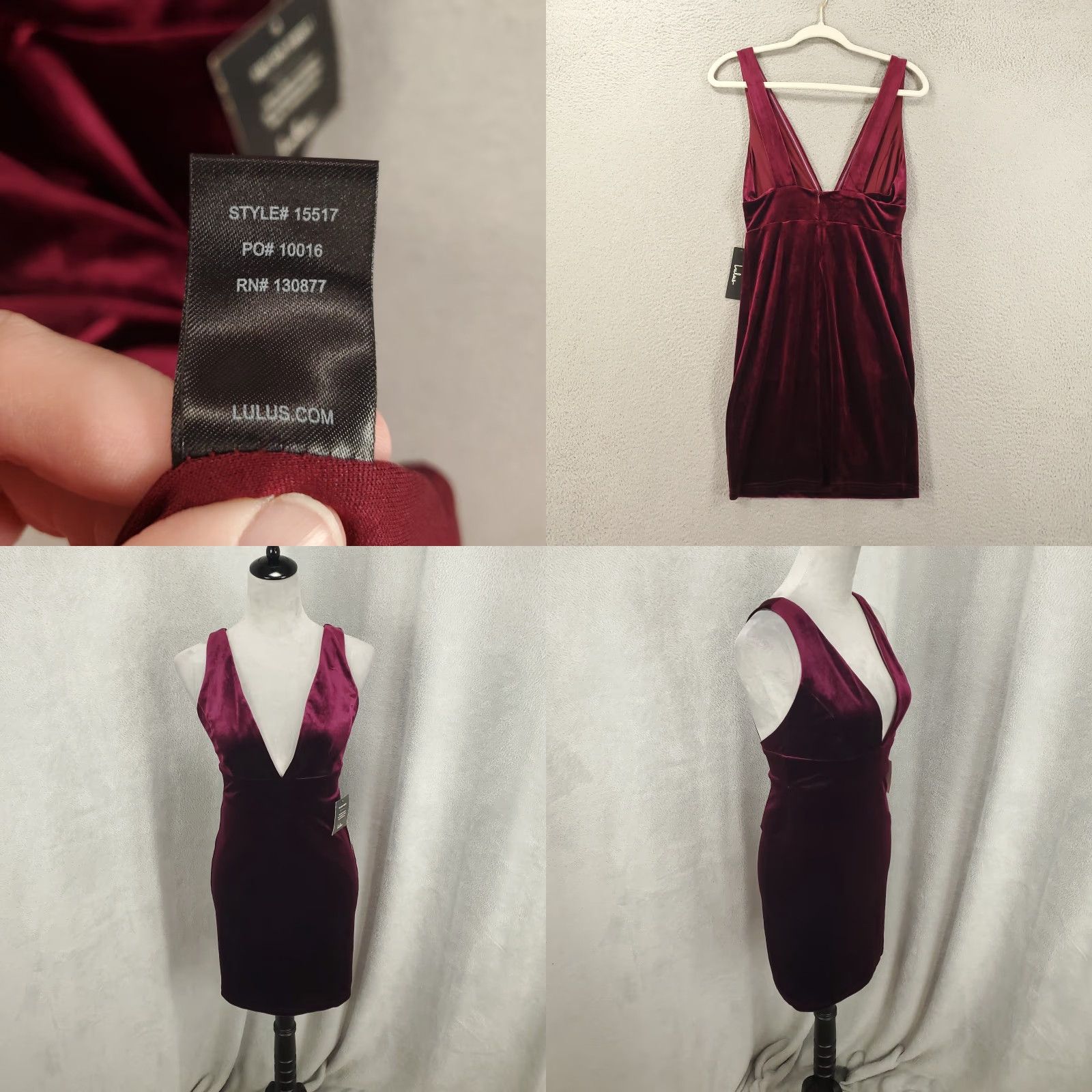 Lulus Lulus Velvet Dress Women Mini Tank Dress Clubwear Party Going Out NWT New Size S / US 4 / IT 40 - 8 Thumbnail