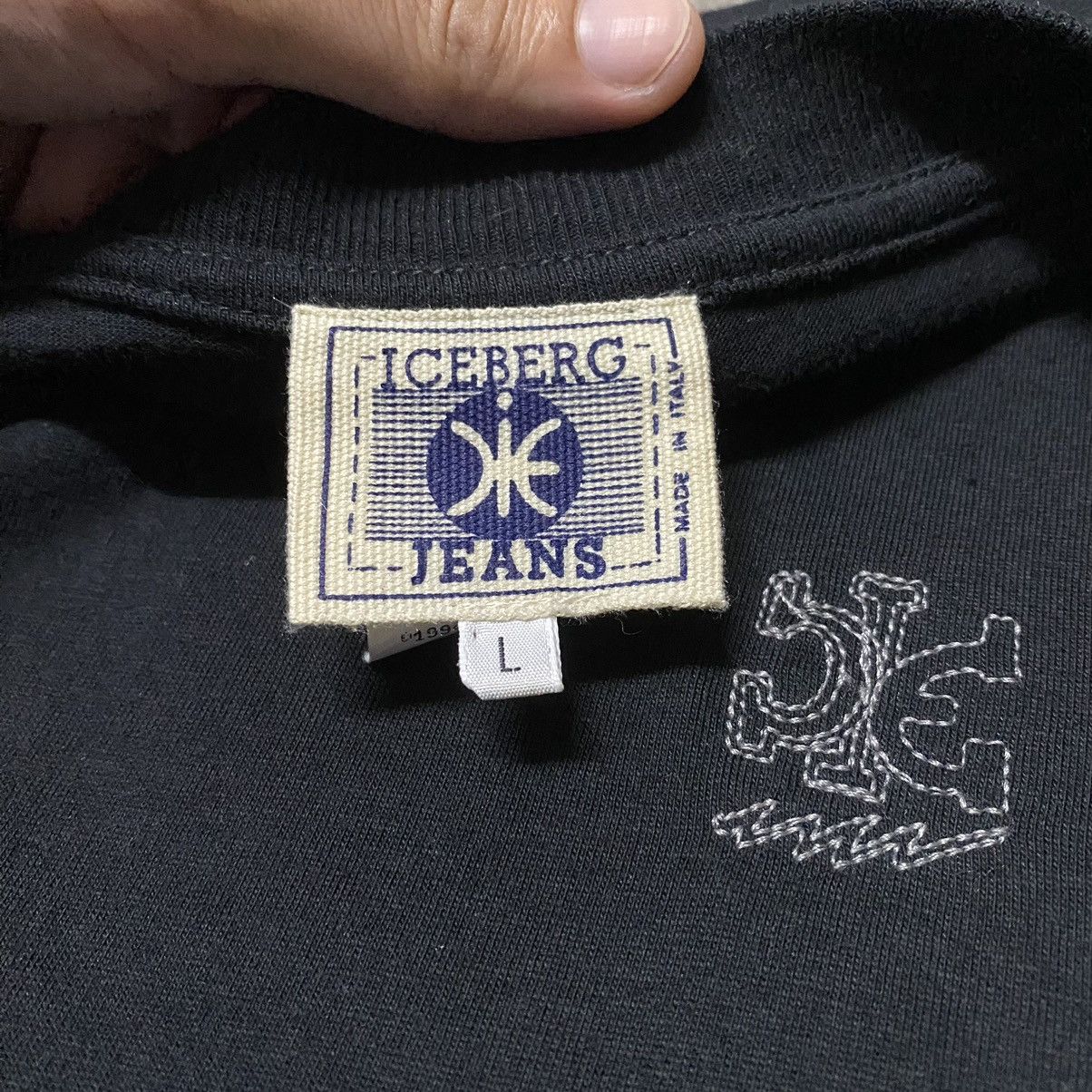Iceberg × Vintage VINTAGE ICEBERG JEANS LONGSLEEVE T SHIRT Size US L / EU 52-54 / 3 - 3 Thumbnail