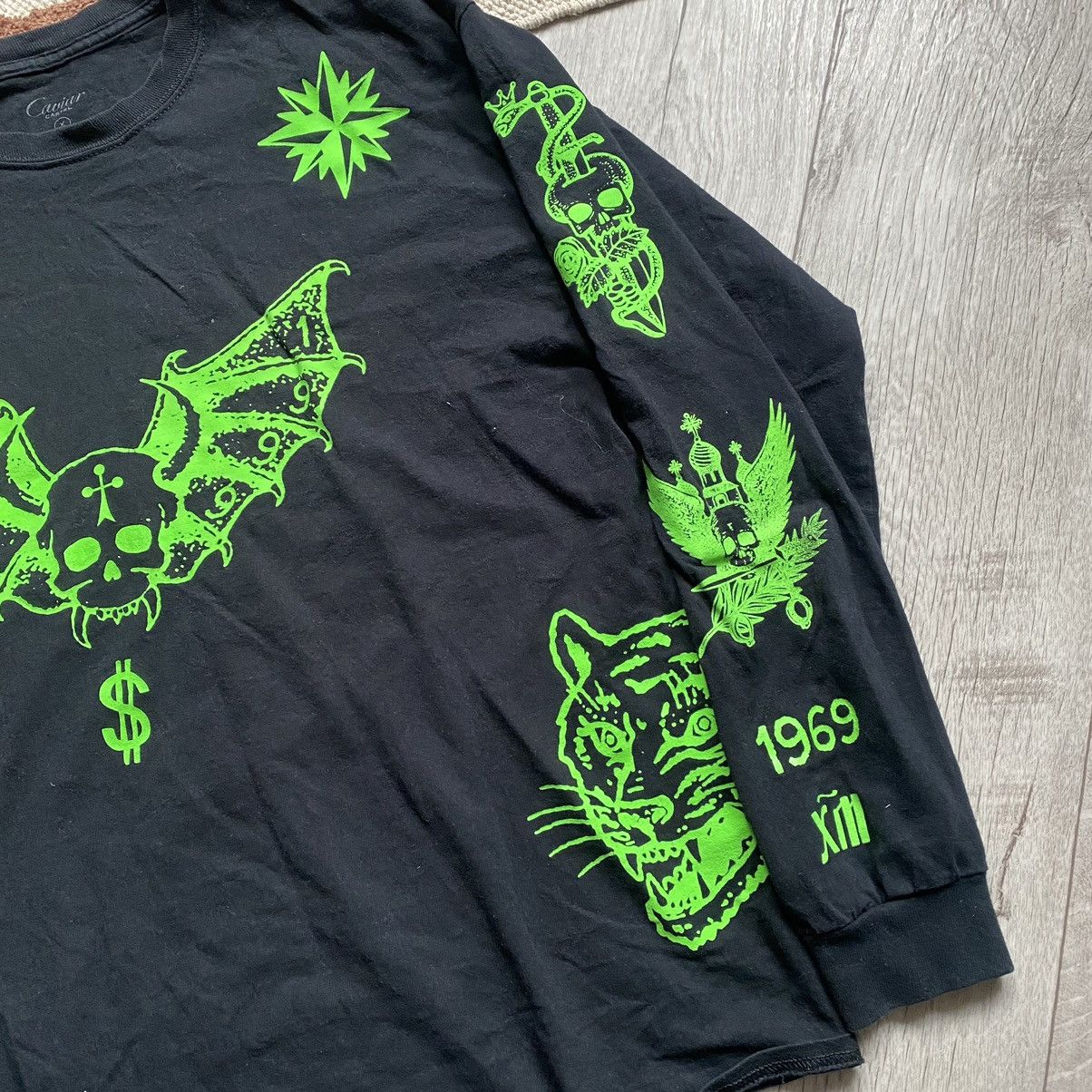 SSUR CAVIAR CARTEL BY SSUR USA JAIL TATTOO PRINT LONG SLEEVE Size US XL / EU 56 / 4 - 4 Thumbnail