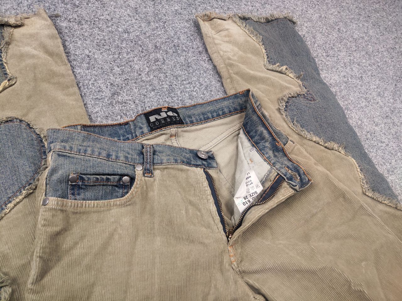 If Six Was Nine Vintage If six was nine Style LGB Y2K Corduroy Flared Jeans Size 28" / US 6 / IT 42 - 12 Thumbnail