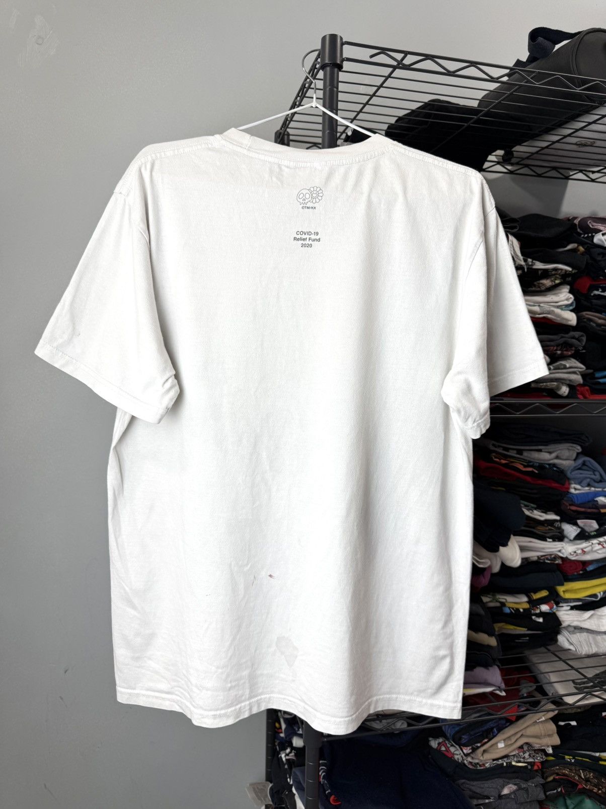 Supreme Vintage Supreme Takashi Murakami Covid 19 T Shirt Size US L / EU 52-54 / 3 - 2 Thumbnail