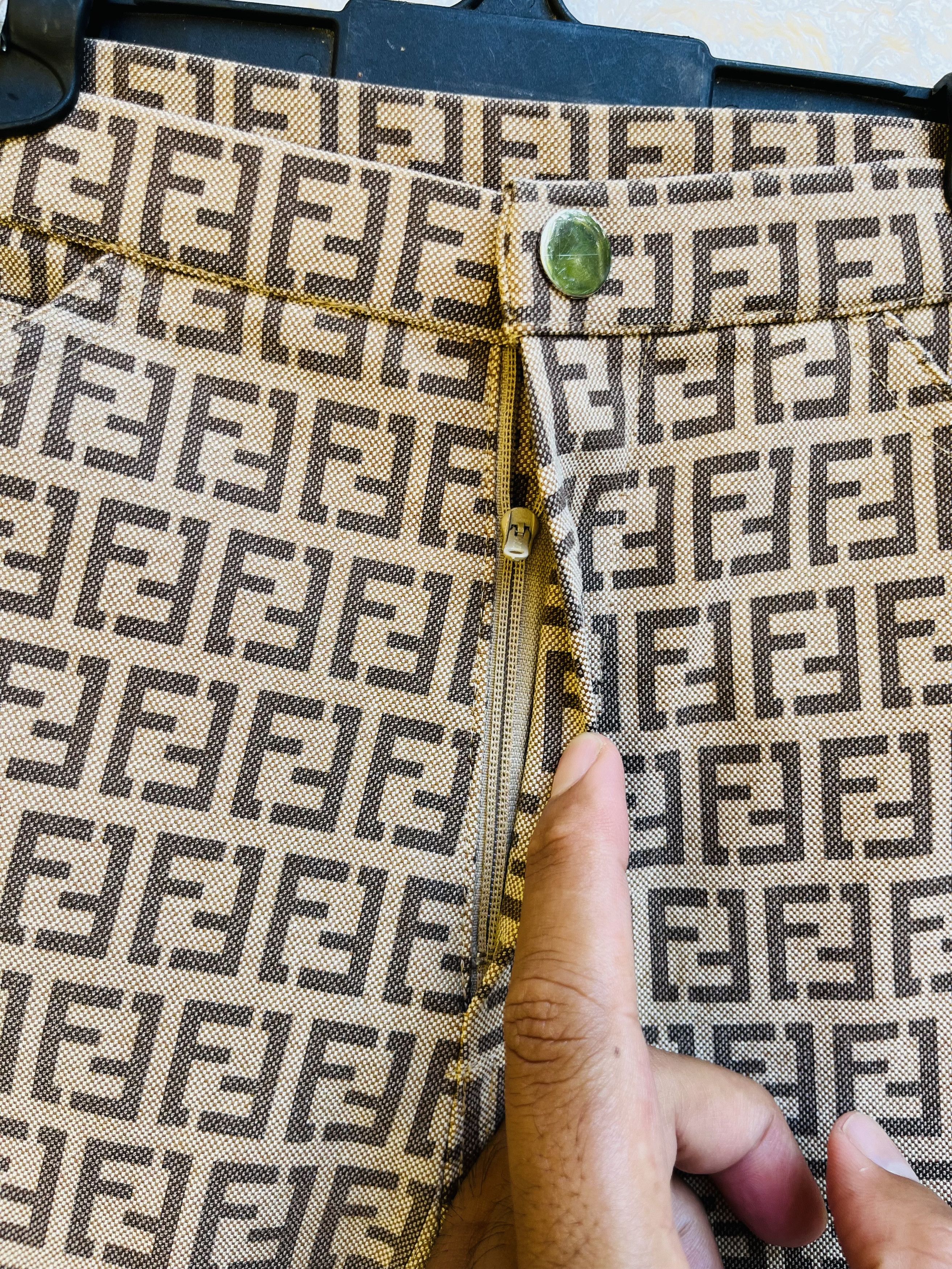 Japanese Brand × Vintage Vintage Monogram Japanese Designer Fashion Style Pant Size 24" / US 00 / IT 34 - 5 Thumbnail