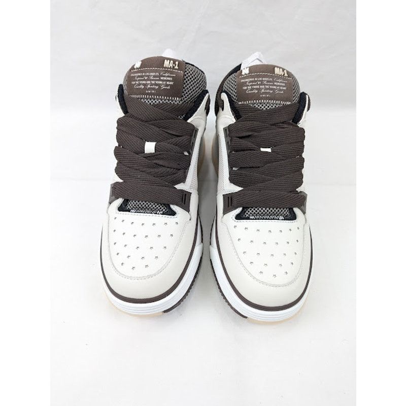 Amiri o1rshd1 Q: 3 / MA-1 Low-Top Sneakers in Brown Size US 13 / EU 46 - 15 Thumbnail