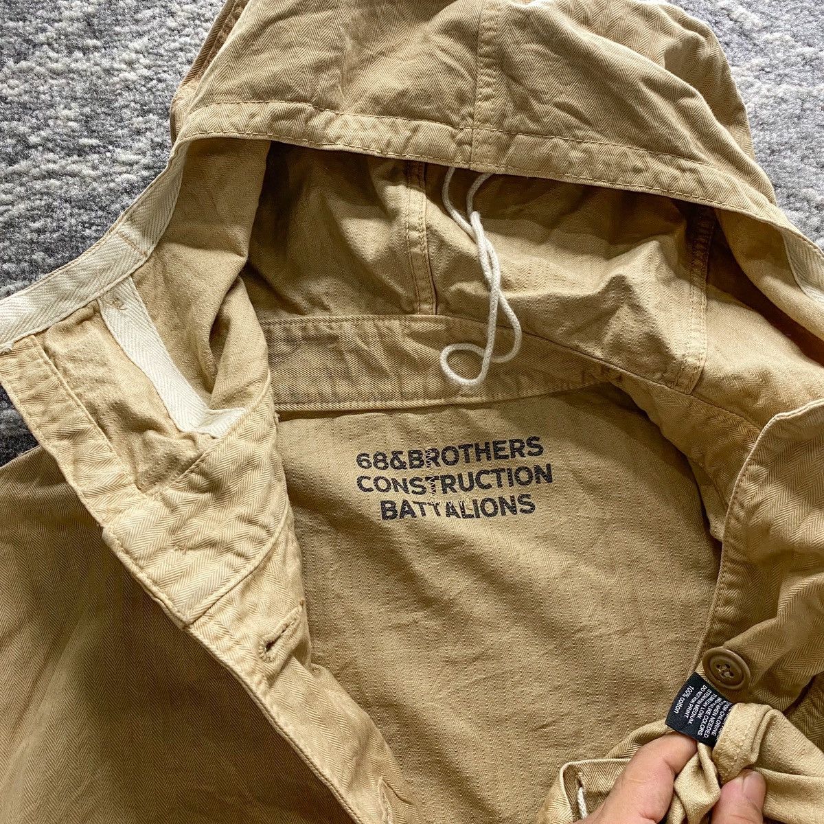 If Six Was Nine × Japanese Brand 68 & Brothers Construction Battalions Smoke Jacket Size US L / EU 52-54 / 3 - 8 Thumbnail