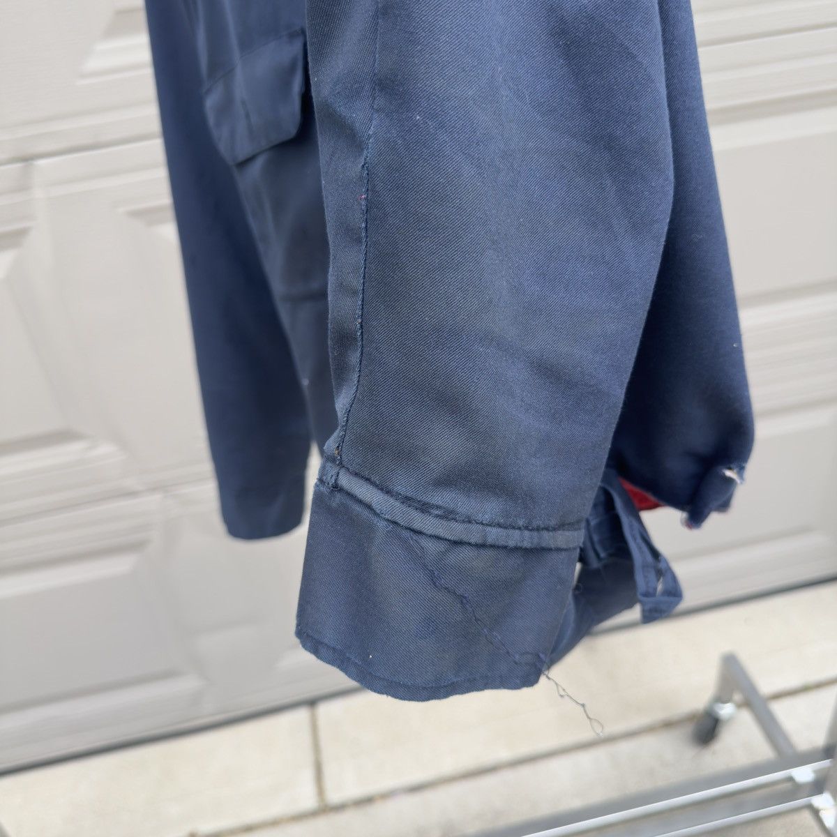 Vintage Thrashed Faded Distressed Union Made Work Jacket ERD Grunge Size US L / EU 52-54 / 3 - 12 Thumbnail
