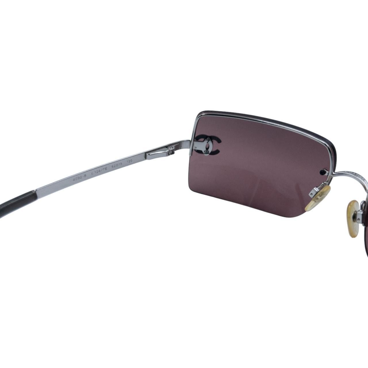 Chanel Vintage Chanel Rimless Diamonte Sunglasses Size ONE SIZE - 6 Thumbnail