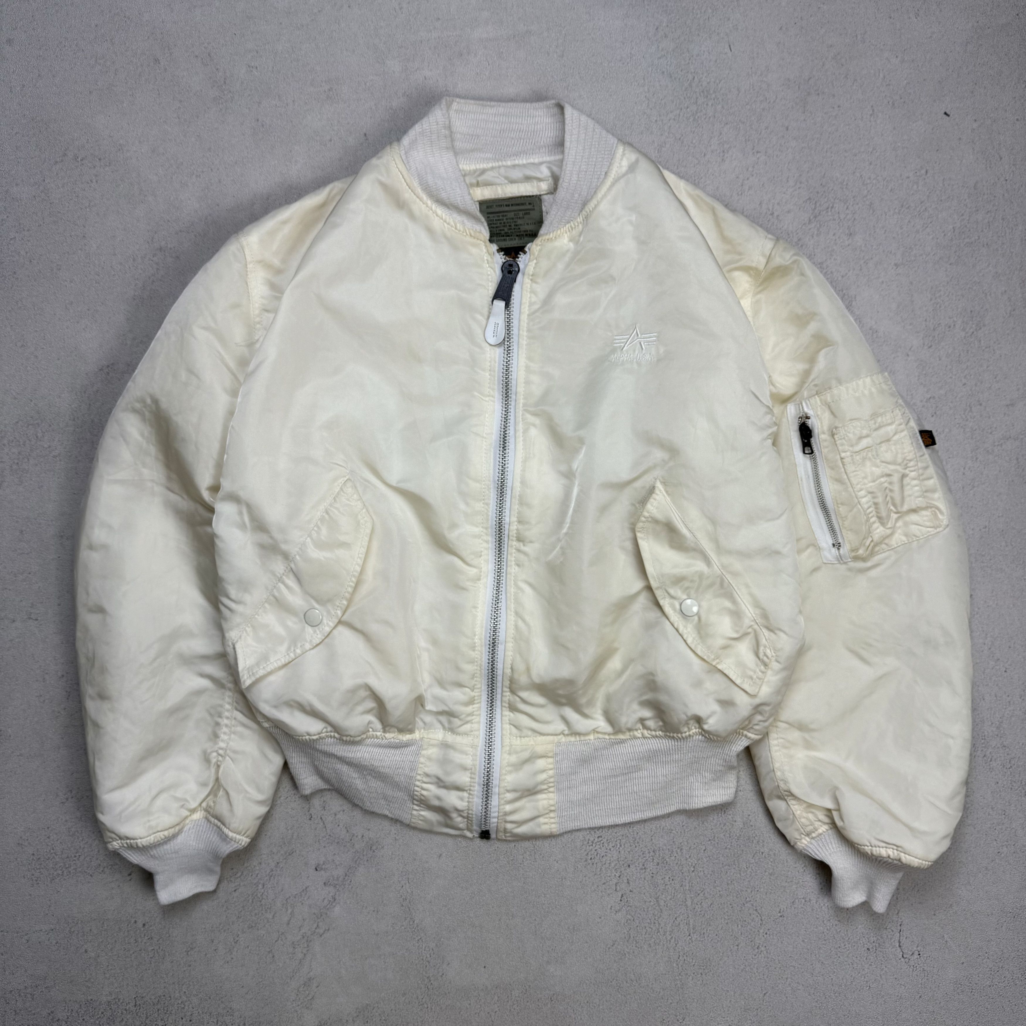 Vintage Alpha Industries MA-1 Flight Bomber Jacket