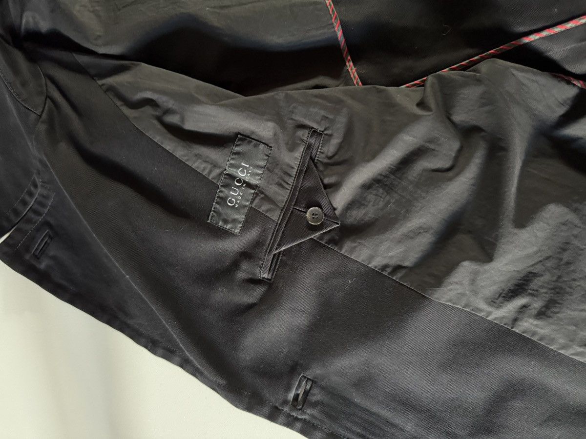 Gucci GUCCI-Black 100% Cotton Double-Breasted Jacket-Field Coat XL Size US L / EU 52-54 / 3 - 13 Thumbnail