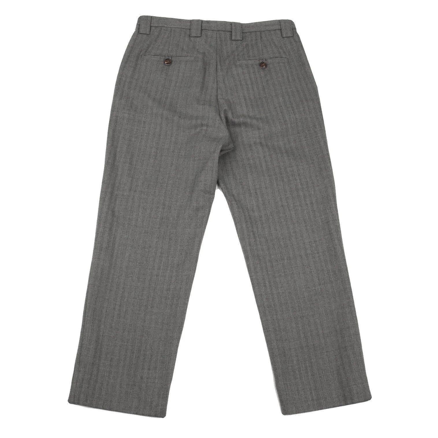 Maison Margiela Wool Herringbone Pants in Gray Size 44 Size US 28 / EU 44 - 13 Thumbnail