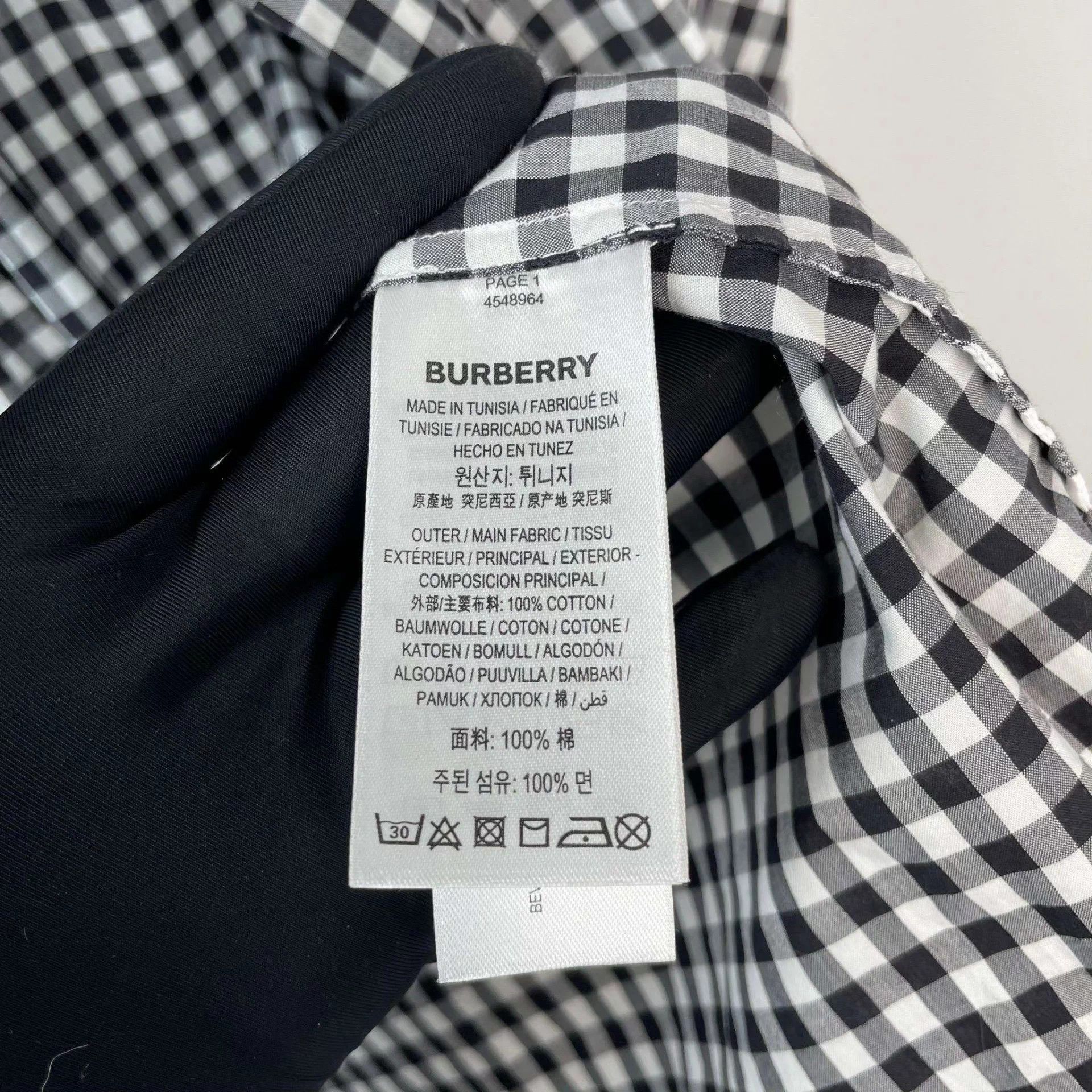 Burberry Burberry cotton black check jacket Size US XS / EU 42 / 0 - 5 Thumbnail