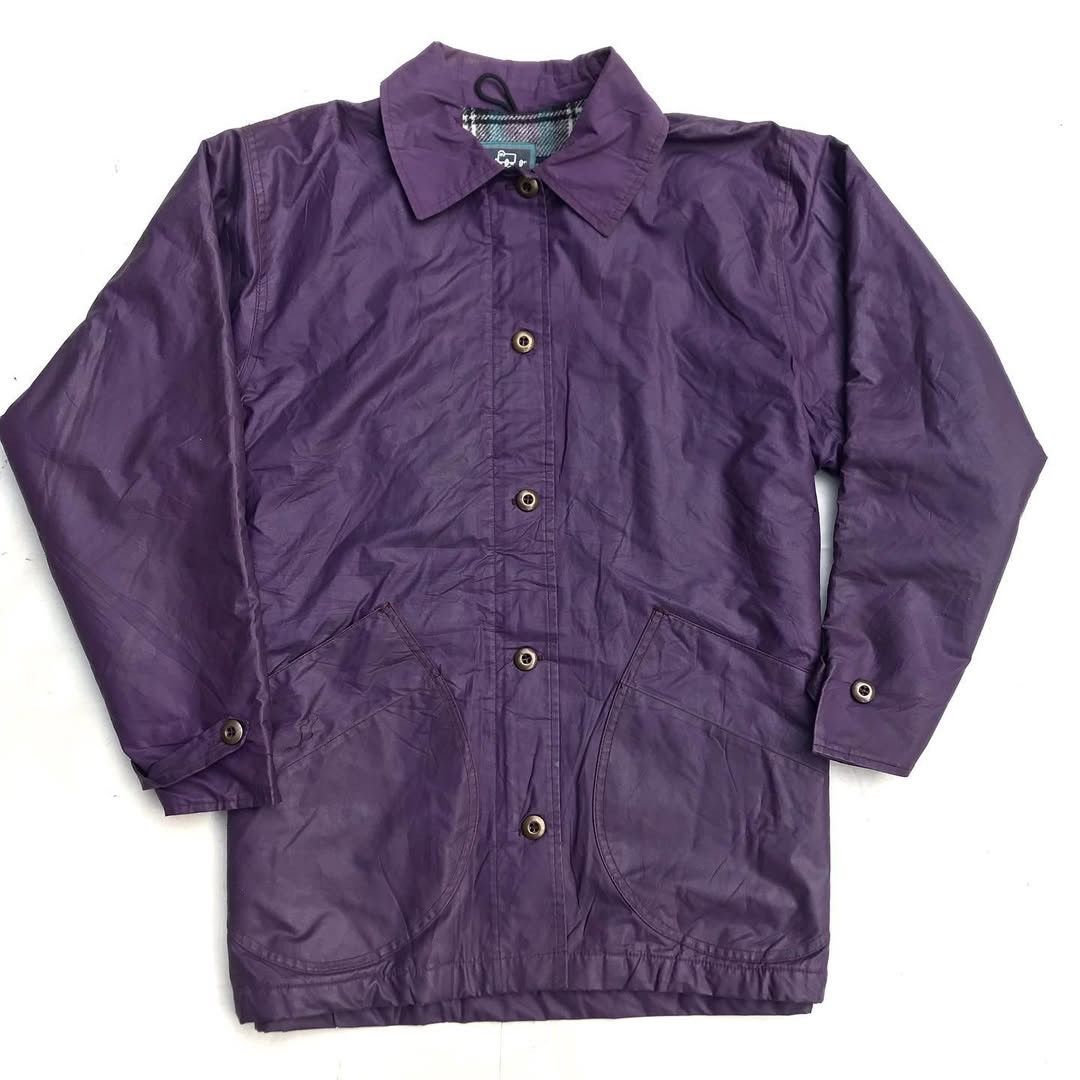 Vintage × Woolrich Woolen Mills Woolrich usa Eggplant mac coat jacket With iconic Woolen Fla Size US L / EU 52-54 / 3 - 2 Thumbnail