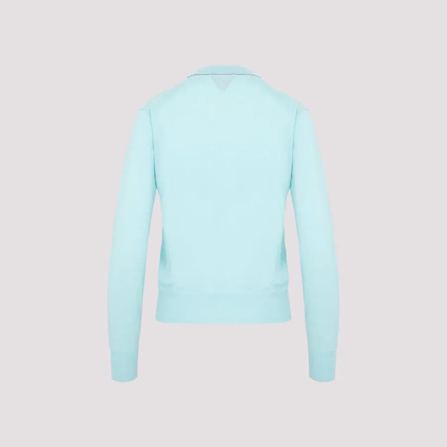 Bottega Veneta o1loc1c0824 708225 Jumper in in Pale Blue Size L / US 10 / IT 46 - 2 Thumbnail