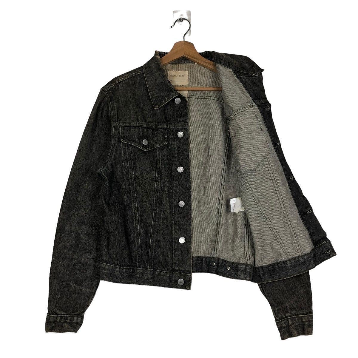 Helmut Lang 🔥VINTAGE HELMUT LANG CLASSIC DENIM TRUCKER JACKET BIKER Size US M / EU 48-50 / 2 - 13 Thumbnail
