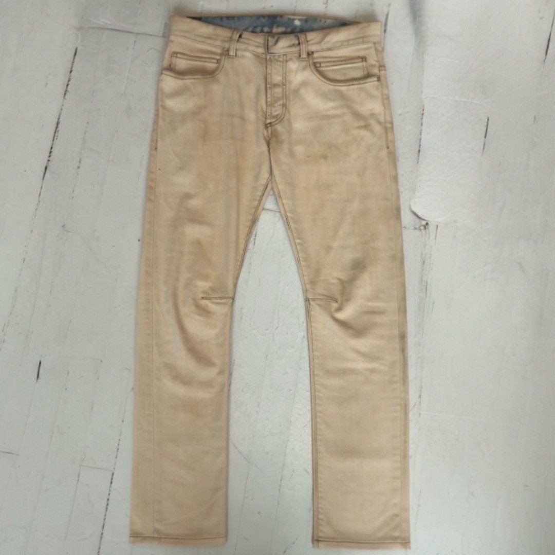 Balmain Balmain Spring 2012 Bleach Dye Distressed Darted Slim Denim Size US 30 / EU 46 - 1 Thumbnail