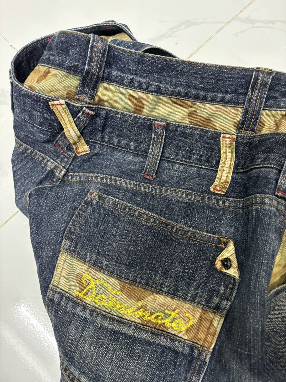 Kapital 🔥DOUBLE WAIST DENIM DOMINATE HANDCRAFTED JEANS Size US 34 / EU 50 - 12 Thumbnail