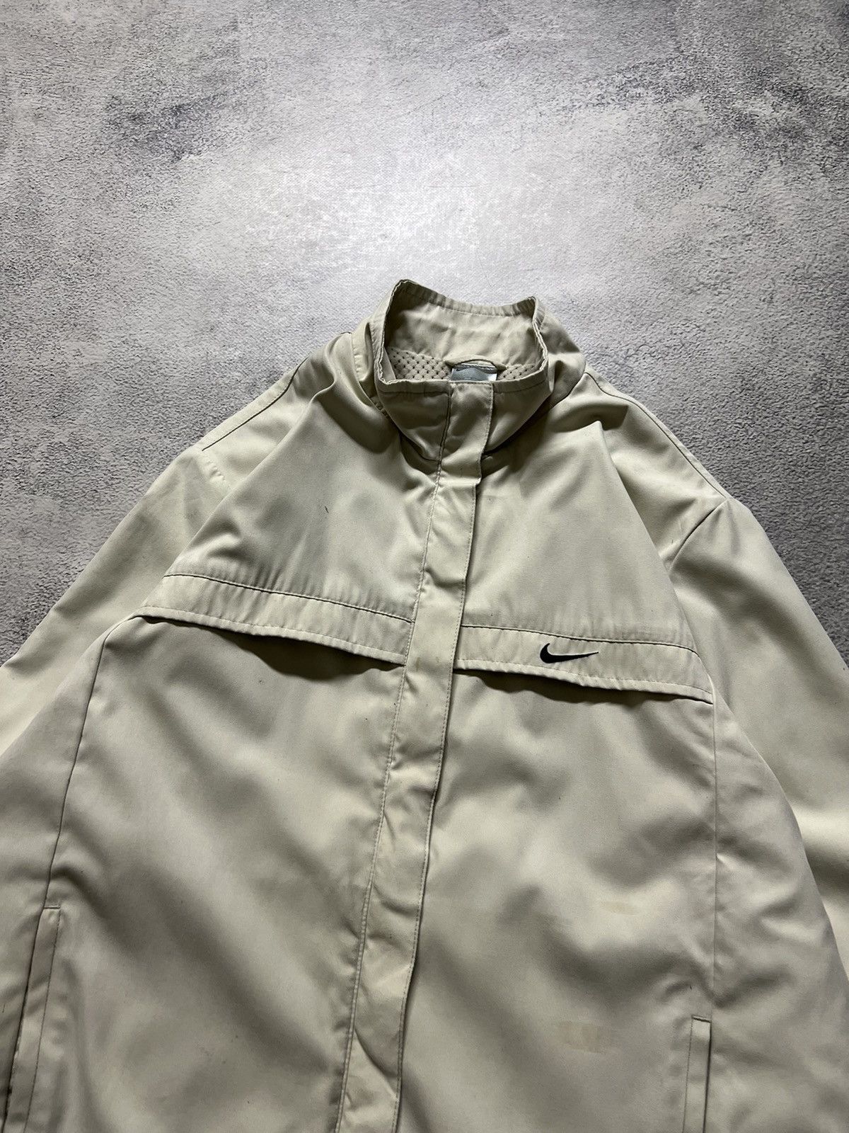 Nike × Vintage Vintage Y2k Nike 💛 Nylon Mini Swoosh Jacket 90’s Size S / US 4 / IT 40 - 6 Thumbnail