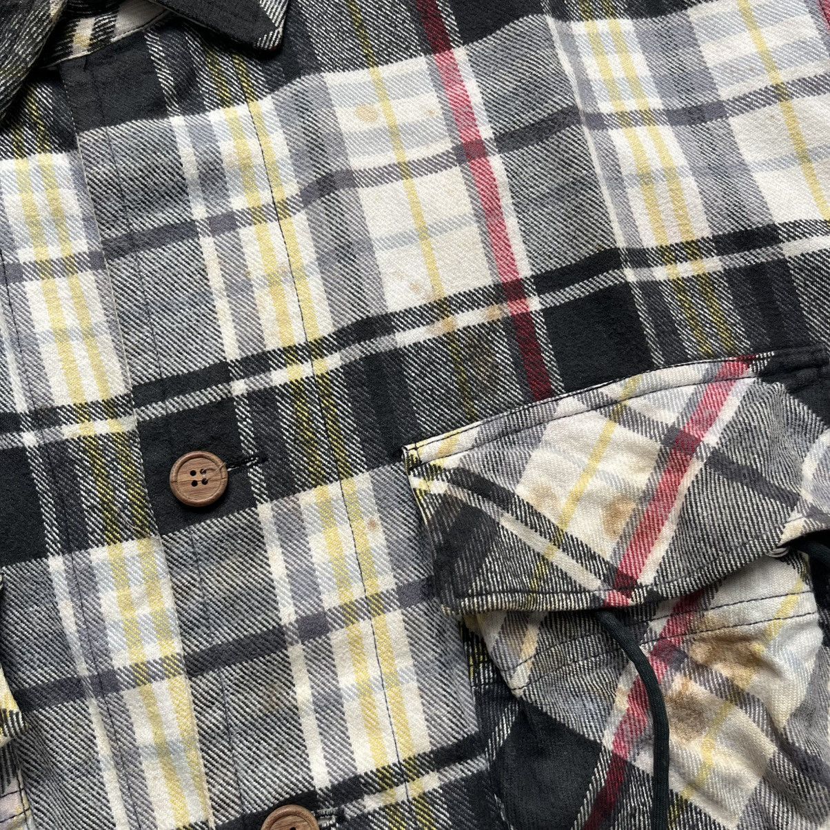 45rpm × Japanese Brand × Vintage Rare! 45rpm studio Flannel outer button up shirt Size US XL / EU 56 / 4 - 3 Thumbnail