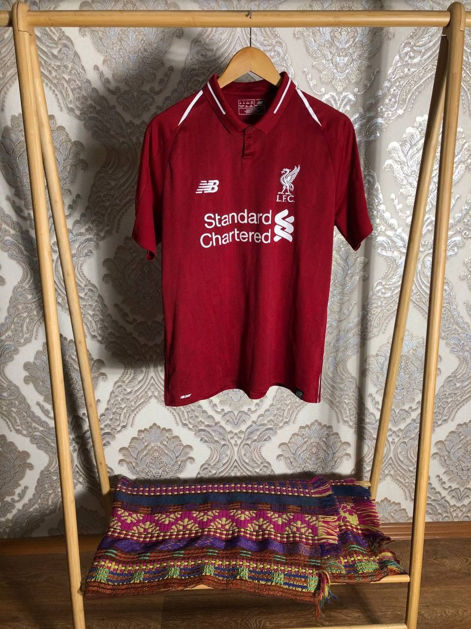 New Balance VINTAGE NEW BALANCE FC LIVERPOOL ENGLAND SOCCER JERSEY RETRO Size US L / EU 52-54 / 3 - 1 Thumbnail