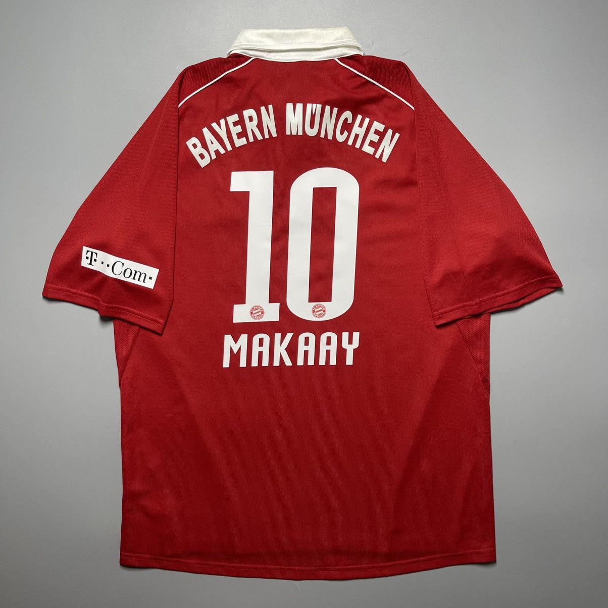 Vintage BAYERN ADIDAS 2005/2006 FOOTBALL HOME JERSEY #10 MAKAAY Size US L / EU 52-54 / 3 - 1 Thumbnail