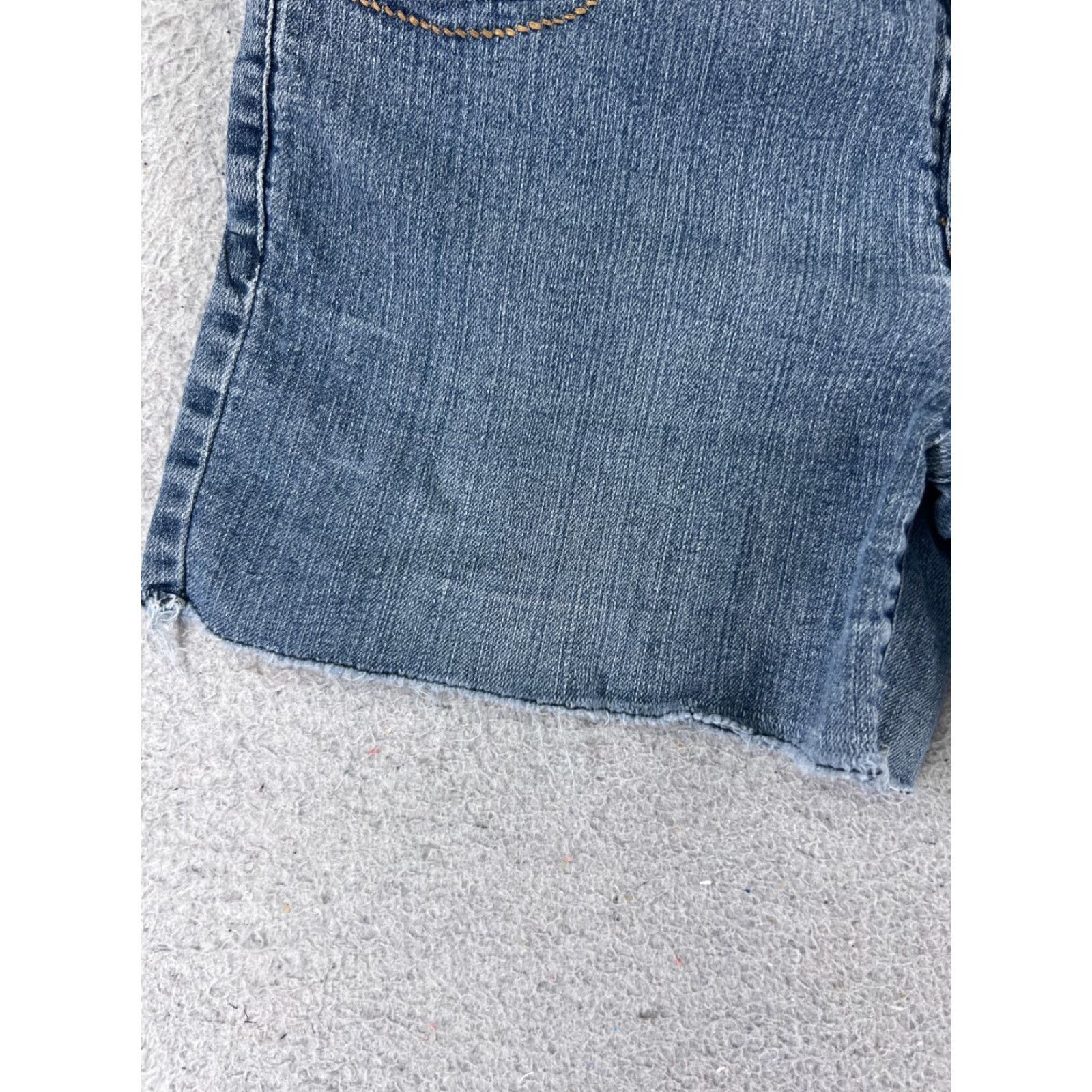 Vintage LEI Denim Shorts Womens 30 Blue Jean Cutoff Low Rise Pockets 5-Pocket Design 30x5 Casual Summer Size 30" / US 8 / IT 44 - 3 Thumbnail