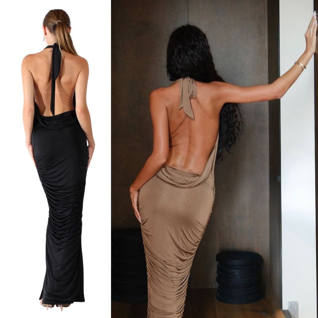 Other Mother of All | NWT Ruby Maxi Dress Black Slinky Gown M Size M / US 6-8 / IT 42-44 - 3 Thumbnail