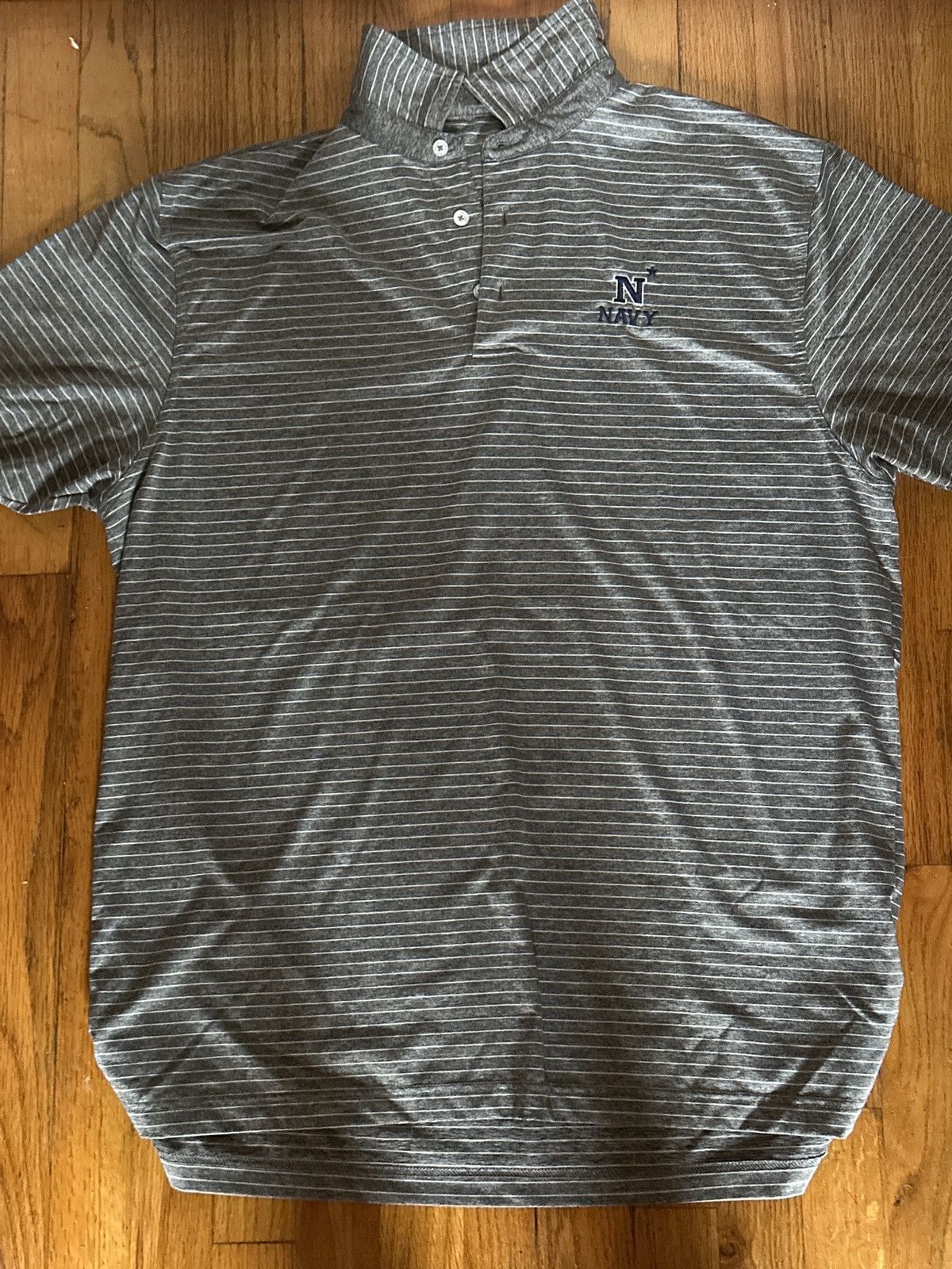 Vintage Naval Academy Navy Polo Size US L / EU 52-54 / 3 - 1 Thumbnail