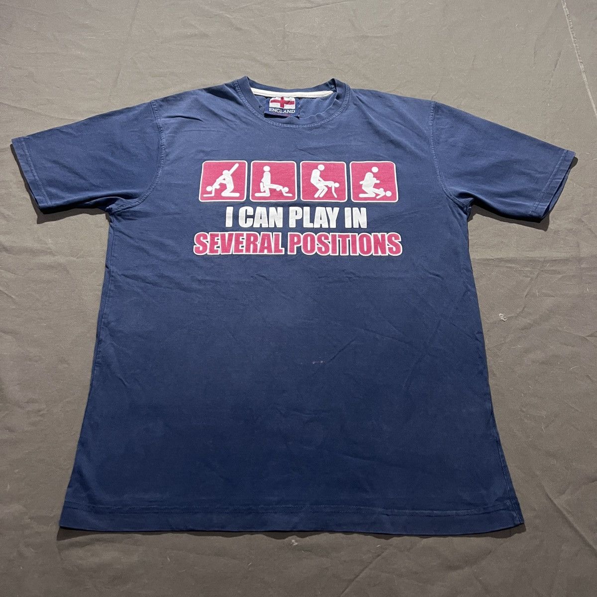 Vintage Vintage Y2K I can play in several positions sex porn Tee Size US XL / EU 56 / 4 - 2 Thumbnail
