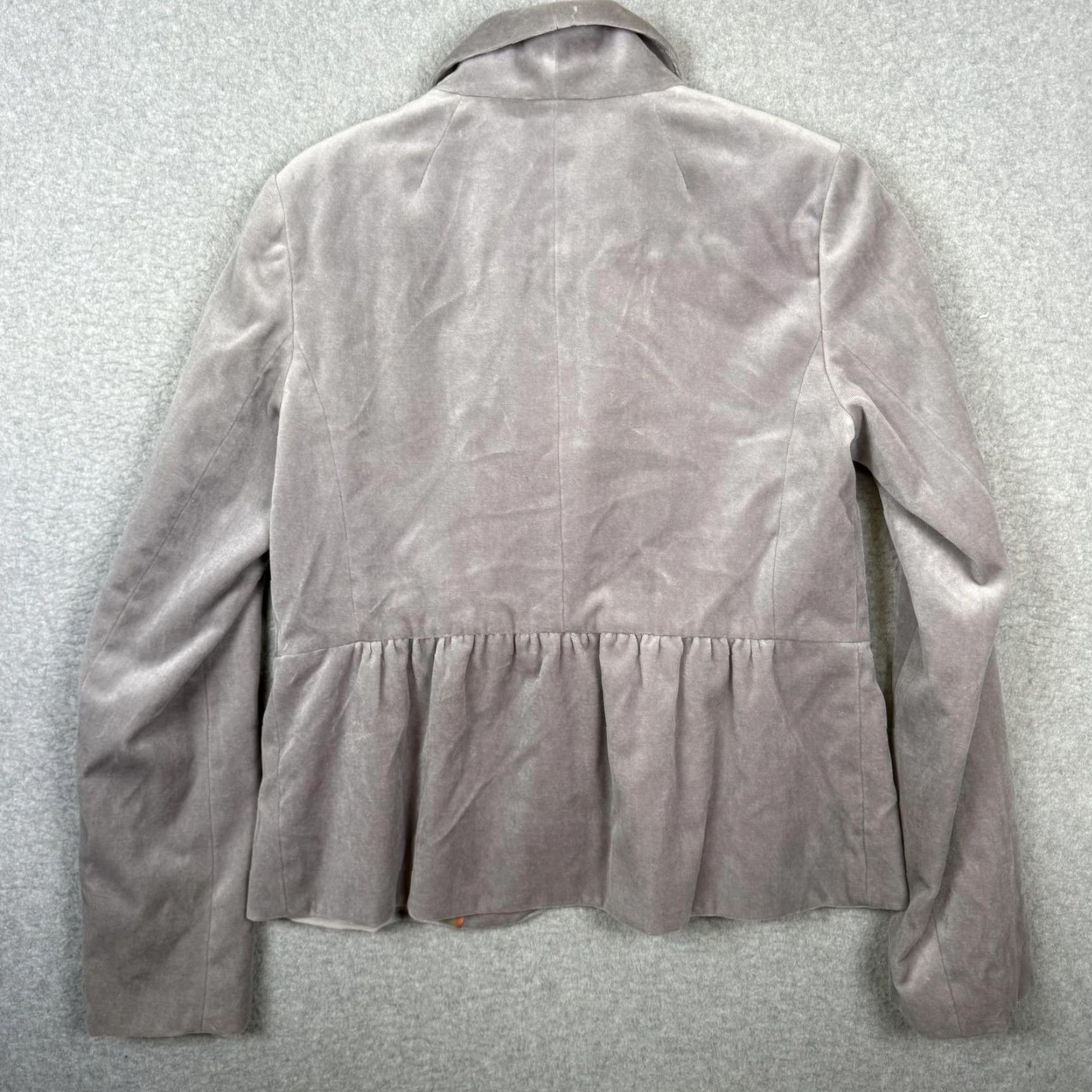 J.Crew J.Crew Blazer Jacket Shirt Gray 16 Women’s Acetate Buttoned Blazer Jacket Womens 16 Gray Blazer J.Crew Size XXL / US 16-18 / IT 52-54 - 6 Thumbnail