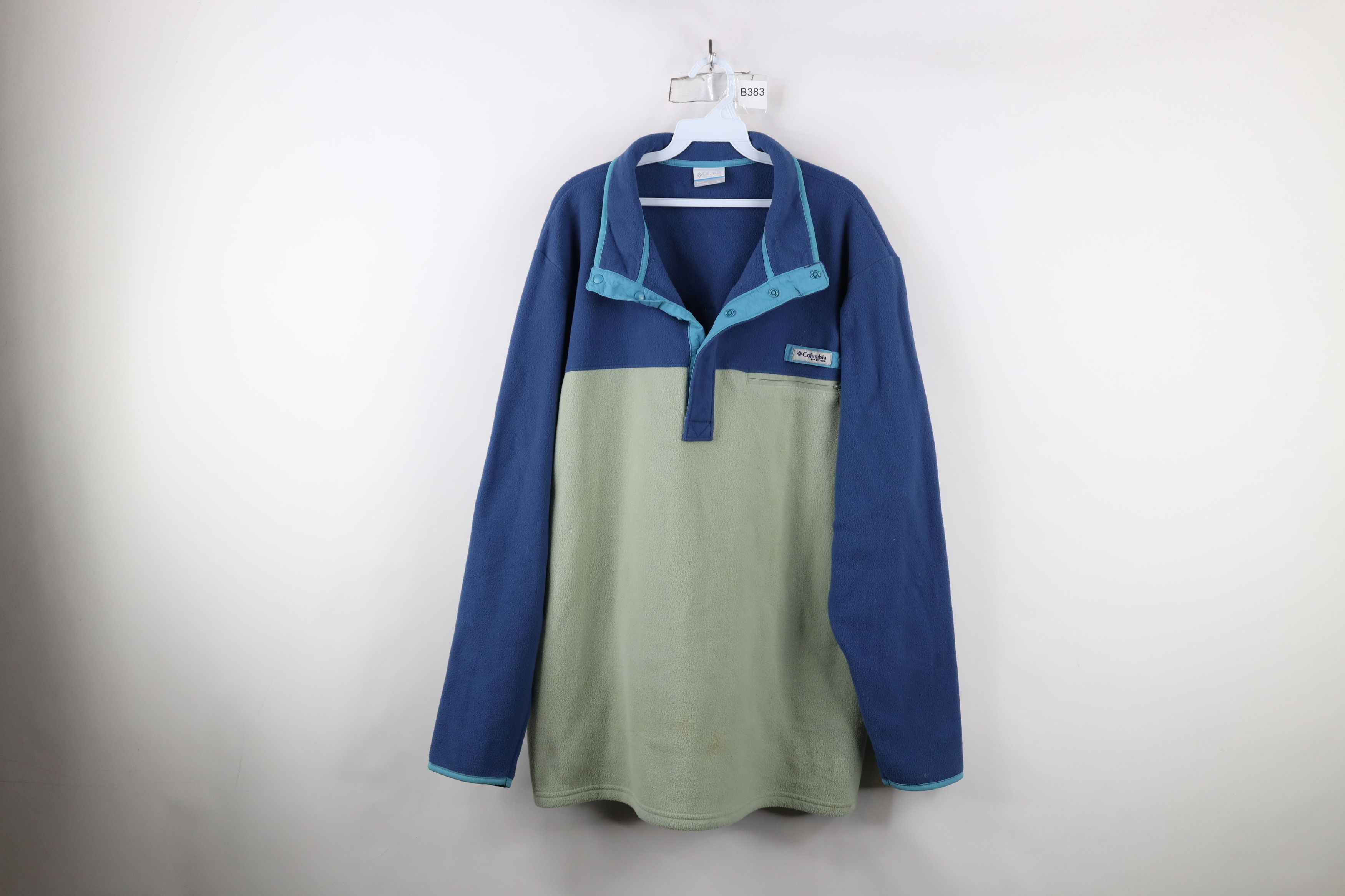 Columbia Columbia PFG Color Block Snap Button Fleece Pullover Sweater Size US XL / EU 56 / 4 - 1 Thumbnail