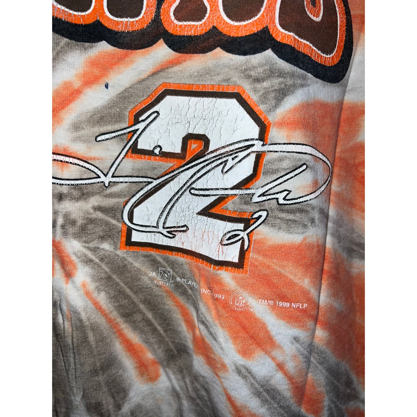 Vintage Vintage Cleveland Browns Shirt Tim Couch Tie Dye NFL Tee 90s Size US L / EU 52-54 / 3 - 5 Thumbnail