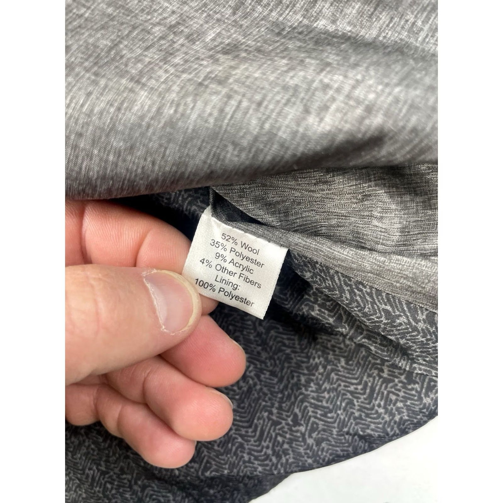 Joseph Abboud Joseph Abboud Vest Waistcoat Button Up Blue Herringbone L Mens Wool Polyester Acrylic Suit Vest 5 Button Size US L / EU 52-54 / 3 - 6 Thumbnail