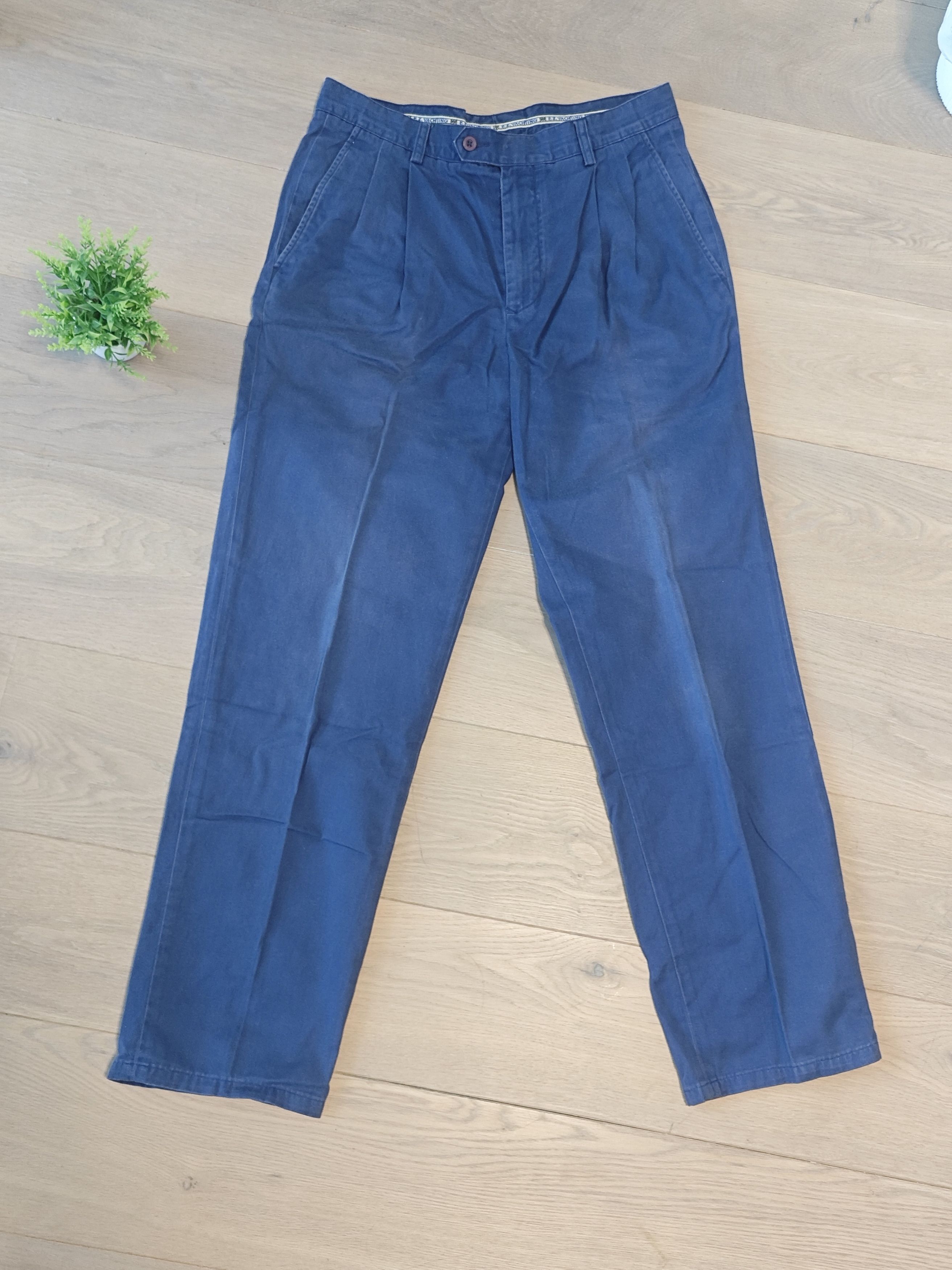 Ermenegildo Zegna ERMENEGILDO ZEGNA Vintage Pleated Pants Size US 34 / EU 50 - 1 Thumbnail