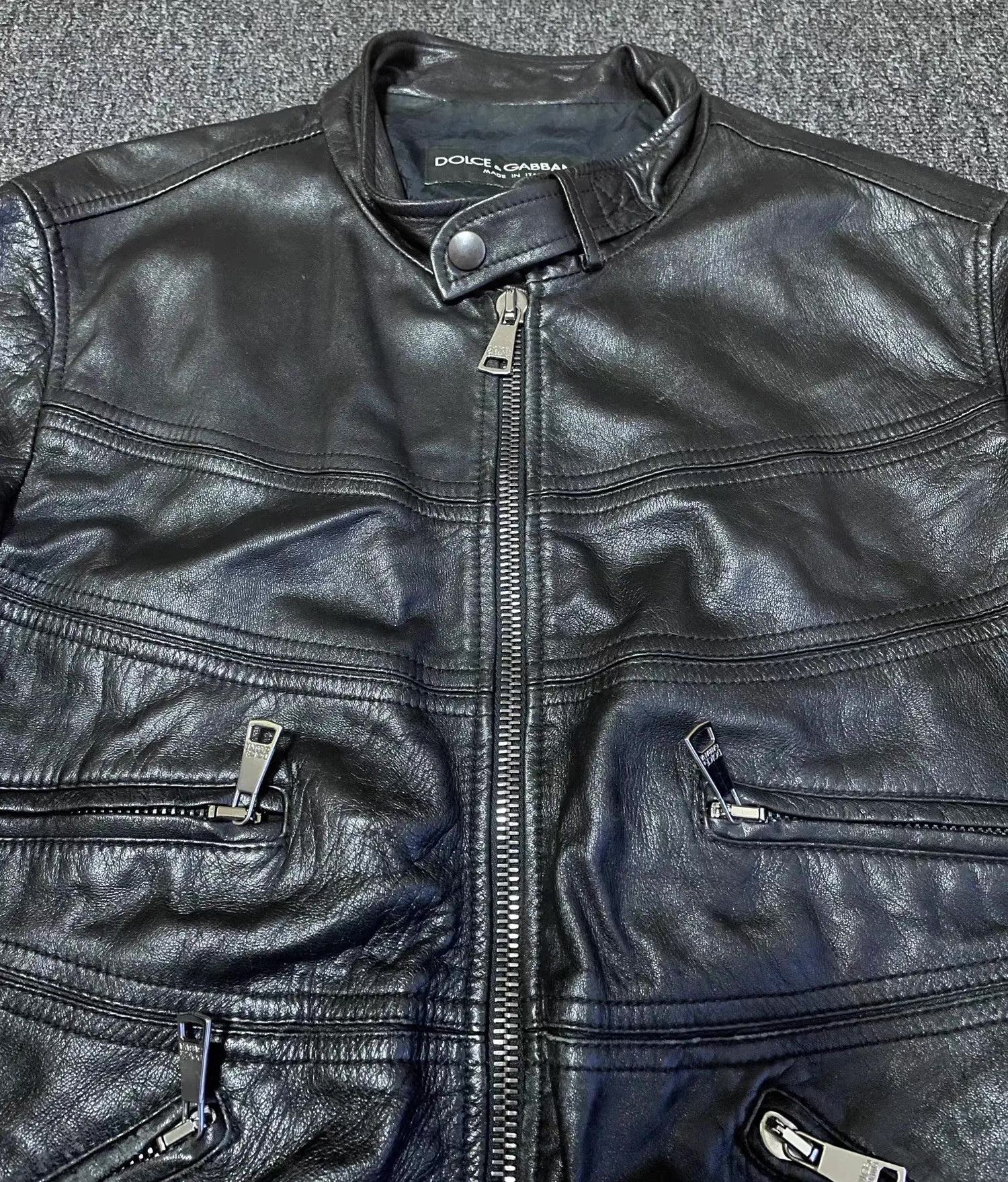 Dolce & Gabbana Dolce&Gabbana Main Line Leather Jacket Q4 Size US L / EU 52-54 / 3 - 2 Thumbnail